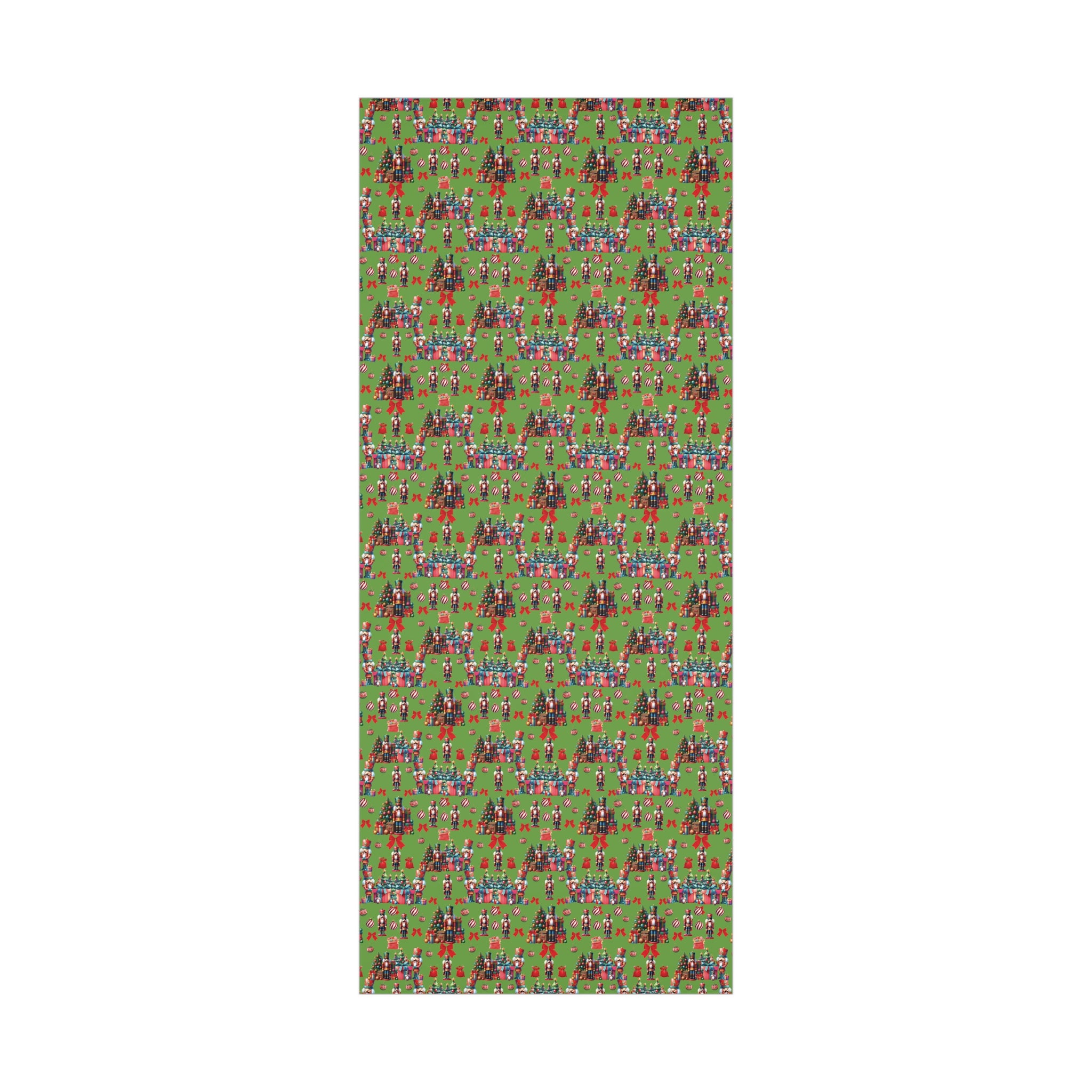 Nutcrackers Christmas Wrapping Paper | Classic Holiday Designs | Nostalgic Gift Wrap | Mid-Century Holiday Patterns | Unique Retro Christmas Decorations | Festive Retro Style Christmas - MRSBYVALLE