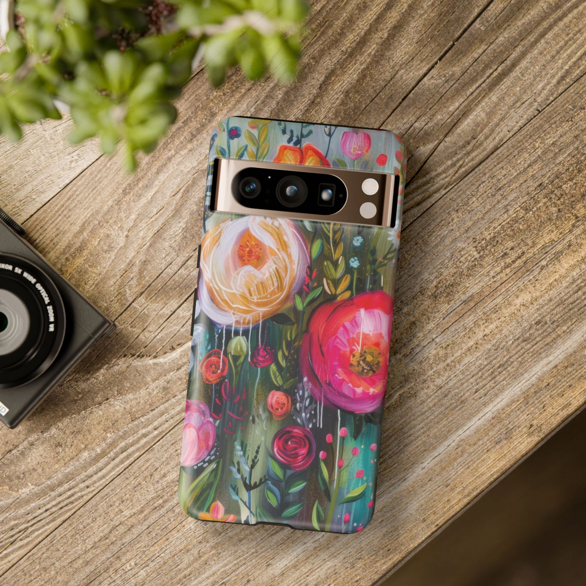 Watercolor Boho Floral Phone Case for iPhone 17 case Samsung, and Pixel | Stylish Protective Cover Gift for Her Perfect for Floral Lover