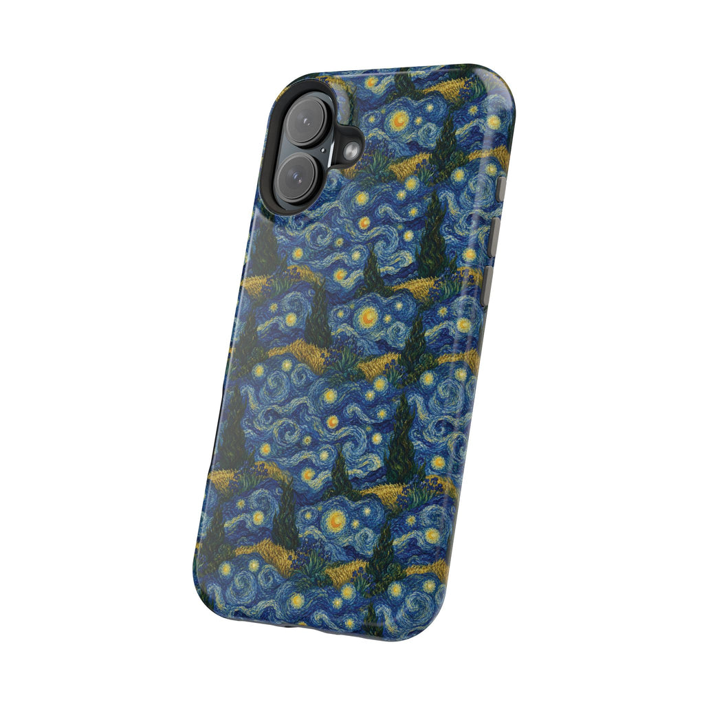 Van Gogh Illusion Magnetic Phone Case — Elegant Impact‑Resistant Art Lover Design