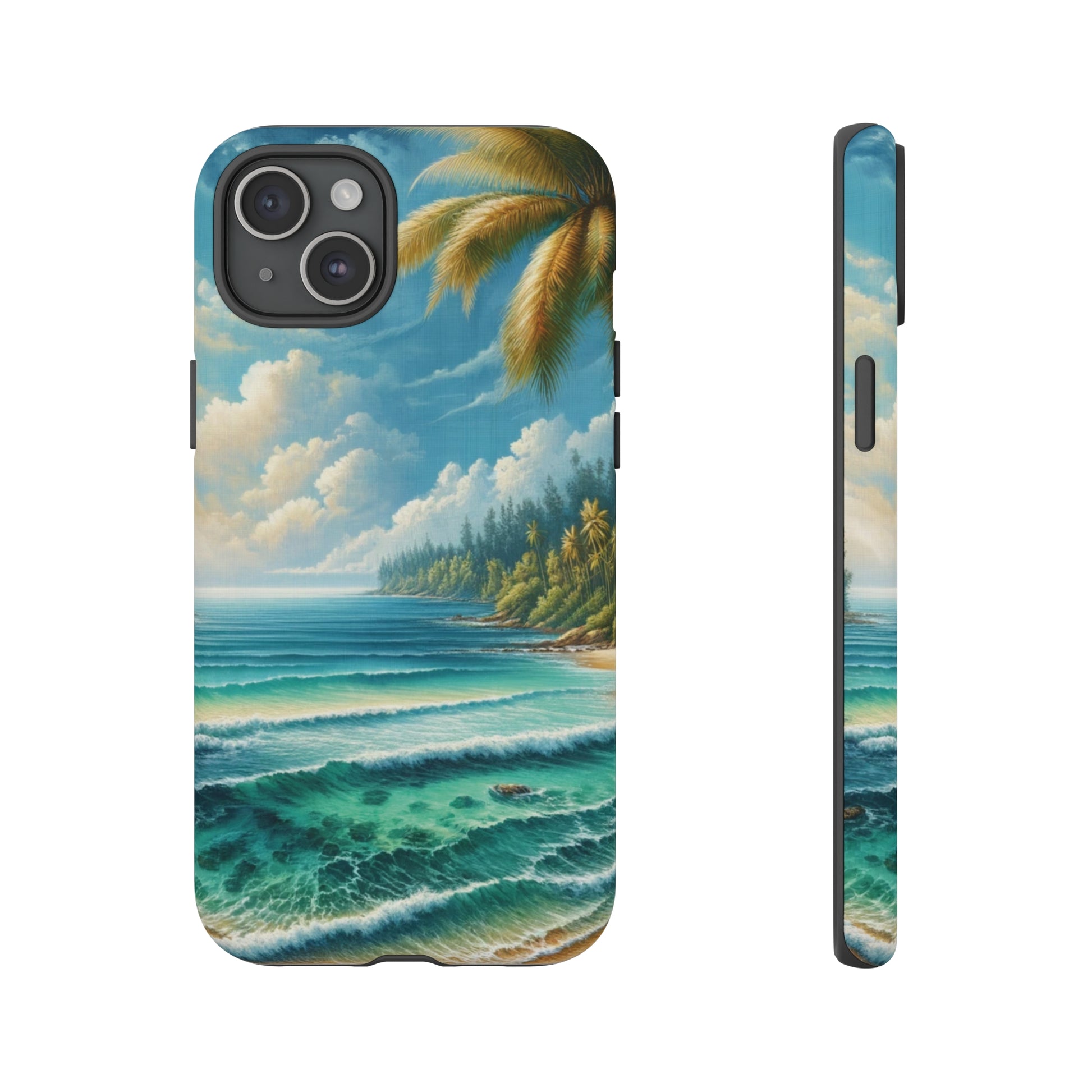 Coastal Serenity Ocean Beach View Protective Phone Case Gift for Her Phone 15, Samsung iPhone Samsung Gift for Her Case iPhone 15, Samsung iPhone Samsung Accessory Gift for Her.