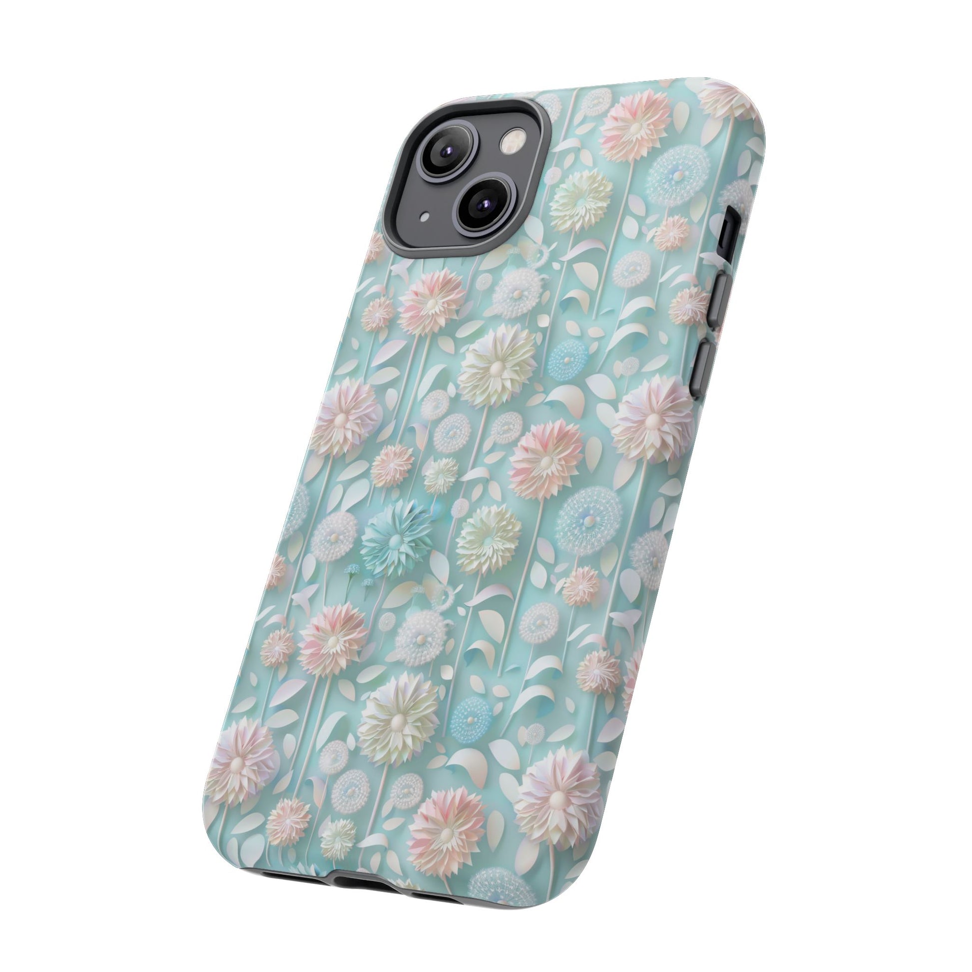 Pastel Floral Phone Case for iPhone & Samsung | Elegant and Slim Design with Shockproof Protection | Durable, Scratch-Resistant, and Lightweight | Stylish Accessory