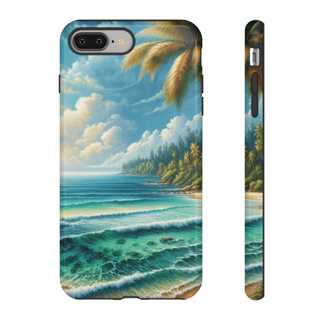Coastal Serenity Ocean Beach View Protective Phone Case Gift for Her Phone 15, Samsung iPhone Samsung Gift for Her Case iPhone 15, Samsung iPhone Samsung Accessory Gift for Her.