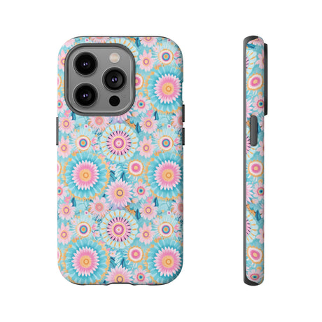 Boho Modern Watercolor Abstract Phone Case Compatible with iPhone, Samsung & More - Stylish, Durable Protection with Vibrant Artistic Design Perfect Gift for Her
