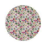 Wildflowers Round Rug - Modern 3D Illusion Abstract Design, 60x60 Inches - Perfect for Bedroom & Living Room Decor, Adds Vibrant Style and Comfort to Any Space