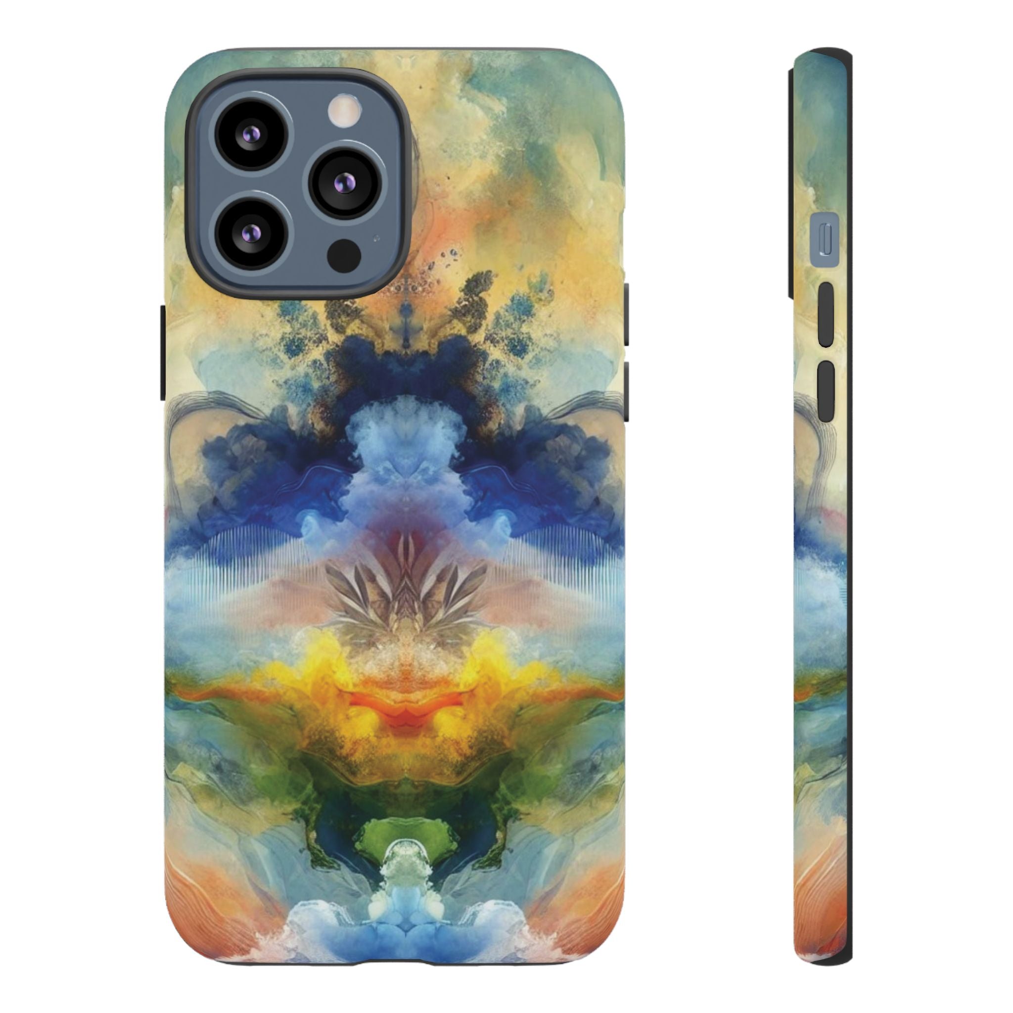 Modern Watercolor Abstract Phone Case Compatible with iPhone, Samsung & More - Stylish, Durable Protection with Vibrant Artistic Design Perfect Gift for Her