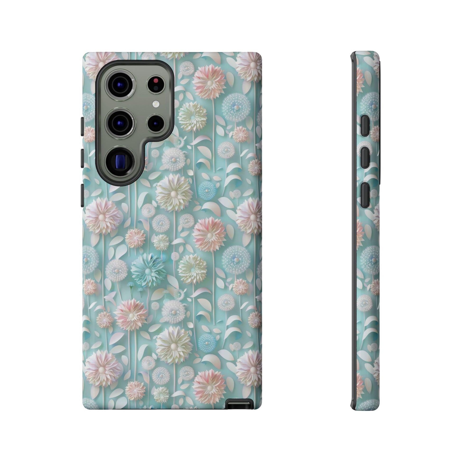 Pastel Floral Phone Case for iPhone & Samsung | Elegant and Slim Design with Shockproof Protection | Durable, Scratch-Resistant, and Lightweight | Stylish Accessory