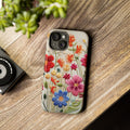 3D Floral Phone Case Elegant Faux Flower Durable for iPhone Samsung Smartphone iPhone 15, 14, 13 Samsung Gift for Mom