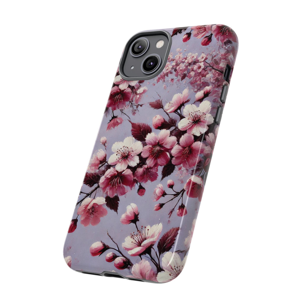 Lavender Floral Fall Phone Case for iPhone 16 pro15 14 13 12  21 23 Samsung, and Pixel | Stylish Protective Cover Gift for Her Perfect for Floral Lover