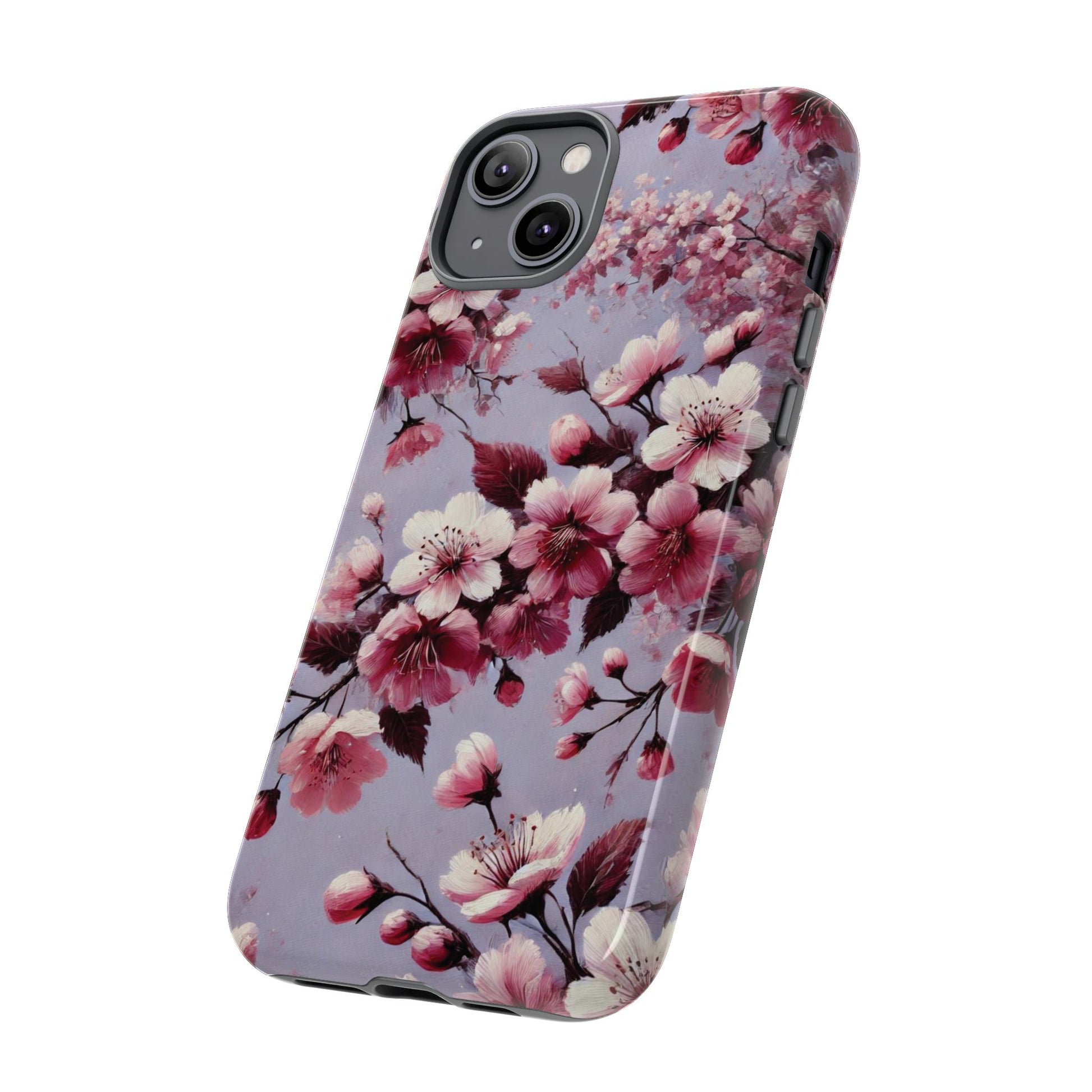Lavender Floral Fall Phone Case for iPhone 16 pro15 14 13 12  21 23 Samsung, and Pixel | Stylish Protective Cover Gift for Her Perfect for Floral Lover