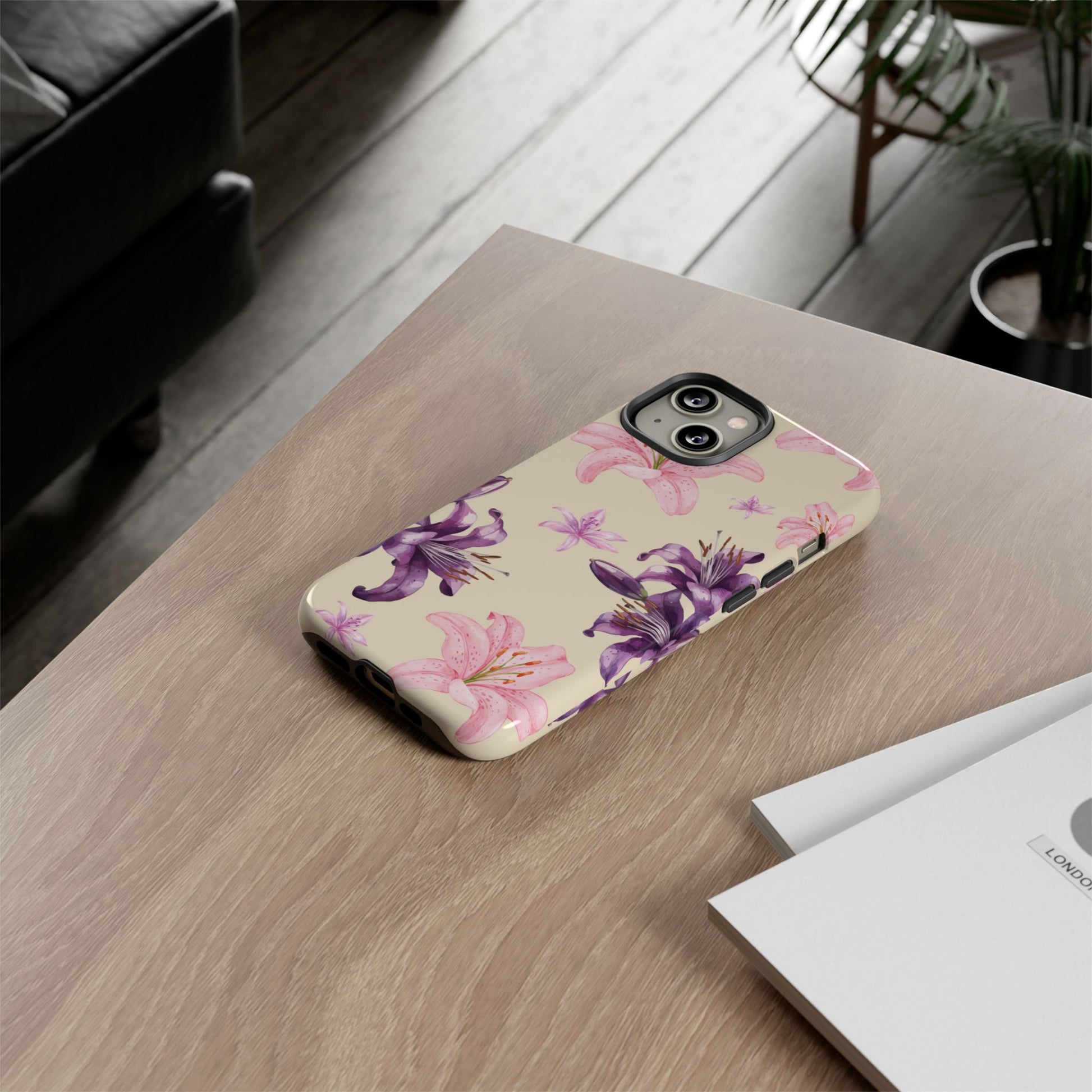 Blooming Tiger Lily Phone Case - Compatible with iPhone, Samsung, and Pixel | Stylish Protective Cover Gift for Her Perfect for Floral Lover