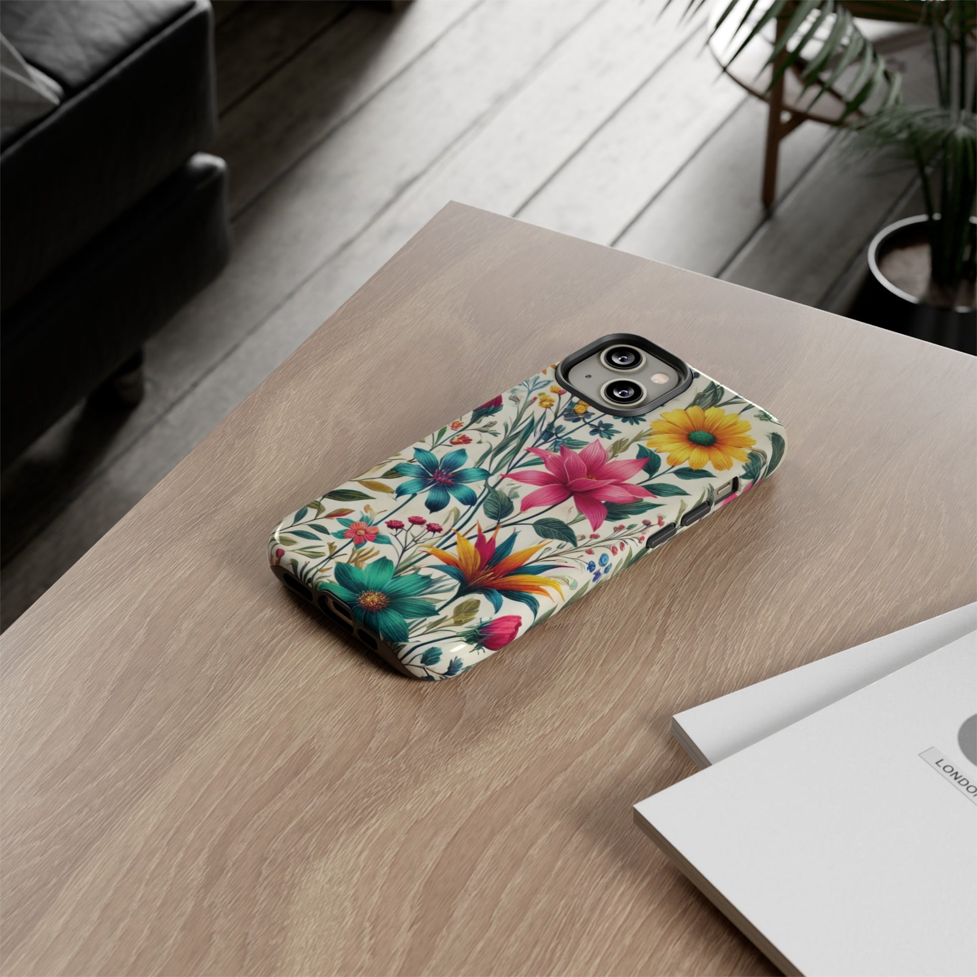 Wildflowers Boho Chic Design Phone Case - Stylish, Protective Cover for All Models Gift for Mom Accessory Gift for Her