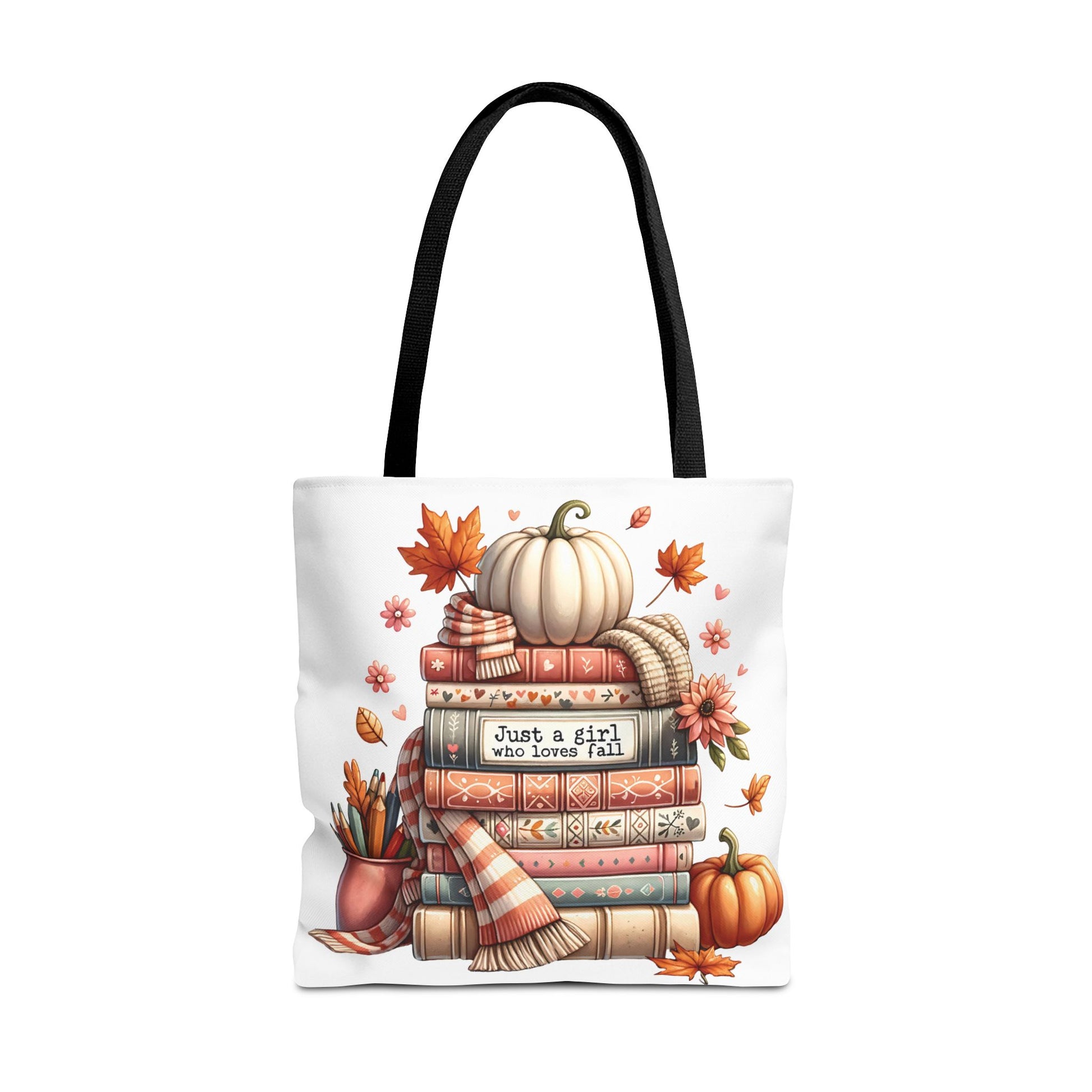 Fall Books Tote Bag - Autumn Accessory for Book Lovers - MRSBYVALLE