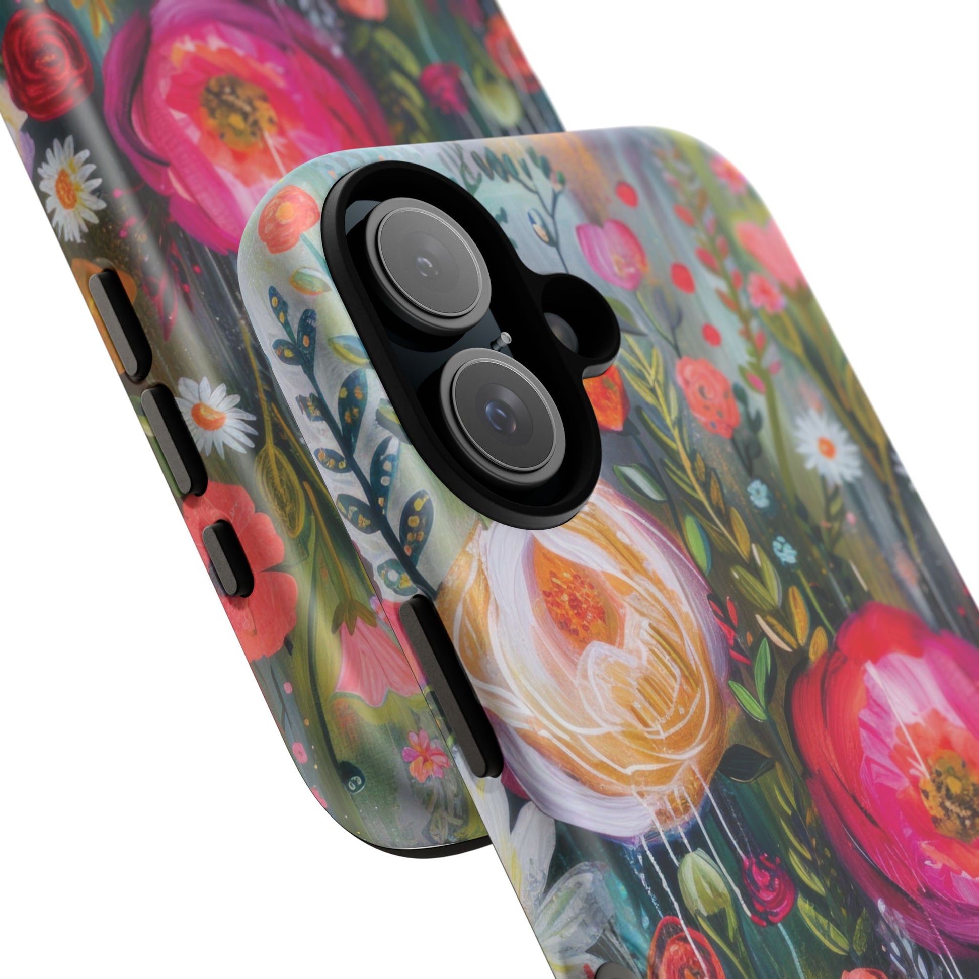 Watercolor Boho Floral Phone Case for iPhone 16 15 14 13 12  21 23 Samsung, and Pixel | Stylish Protective Cover Gift for Her Perfect for Floral Lover