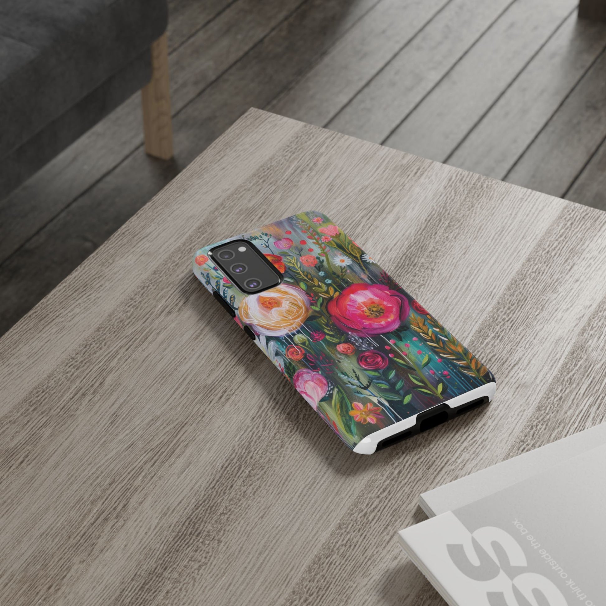 Watercolor Boho Floral Phone Case for iPhone 16 15 14 13 12  21 23 Samsung, and Pixel | Stylish Protective Cover Gift for Her Perfect for Floral Lover - MRSBYVALLE