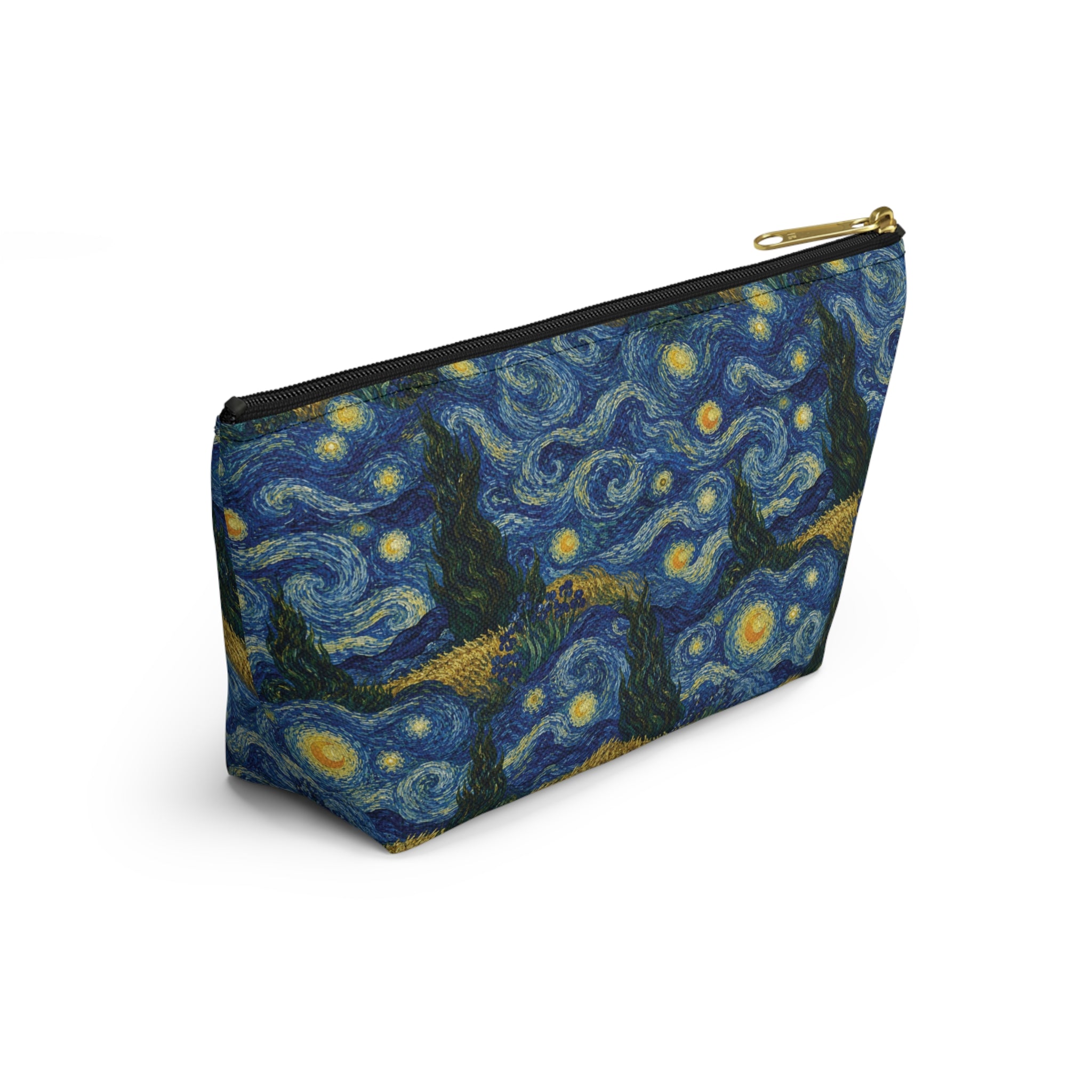 Van Gogh Illusion Art Lover Accessory Pouch — Elegant T‑Bottom Design