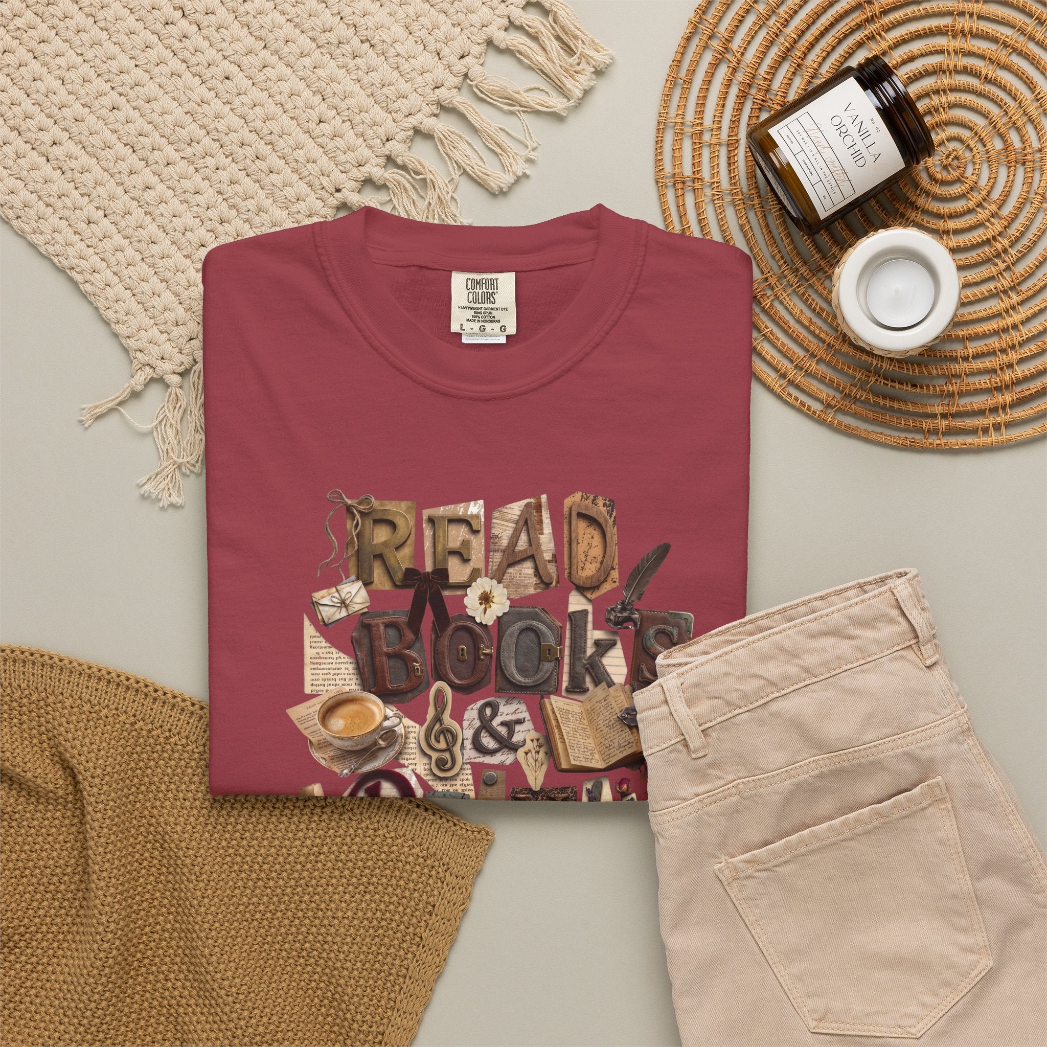 Read Books Drink Coffee T-Shirt | Book Lover Shirt | Coffee Lover Gift | Reader Tee | Bibliophile Shirt | Cozy Reading Aesthetic