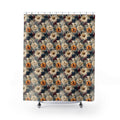 Boho Elegant Winter Floral Shower Curtain Vibrant Floral Design for Bohemian Bathroom Décor 100% Polyester, Water-Resistant, and Stylish Upgrade the Bathroom - MRSBYVALLE