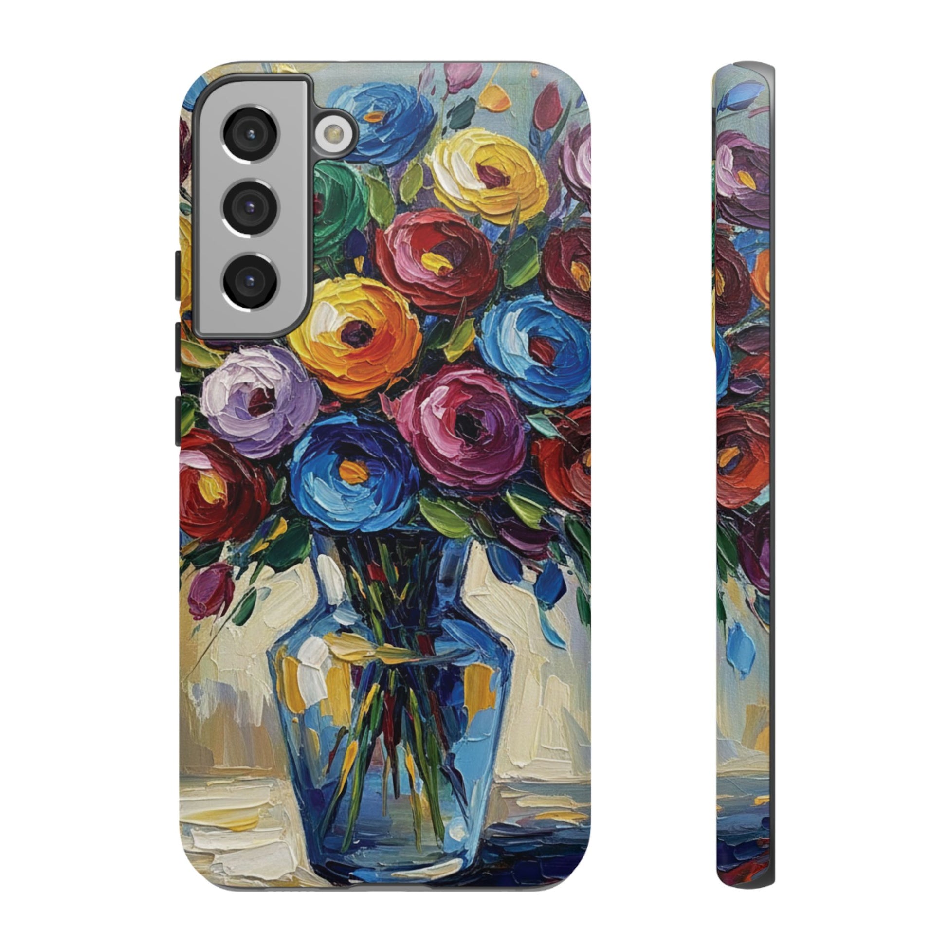 Floral Luxury Oil Painting Illusion Tough Case — Floral Art Phone Case for Art Lovers