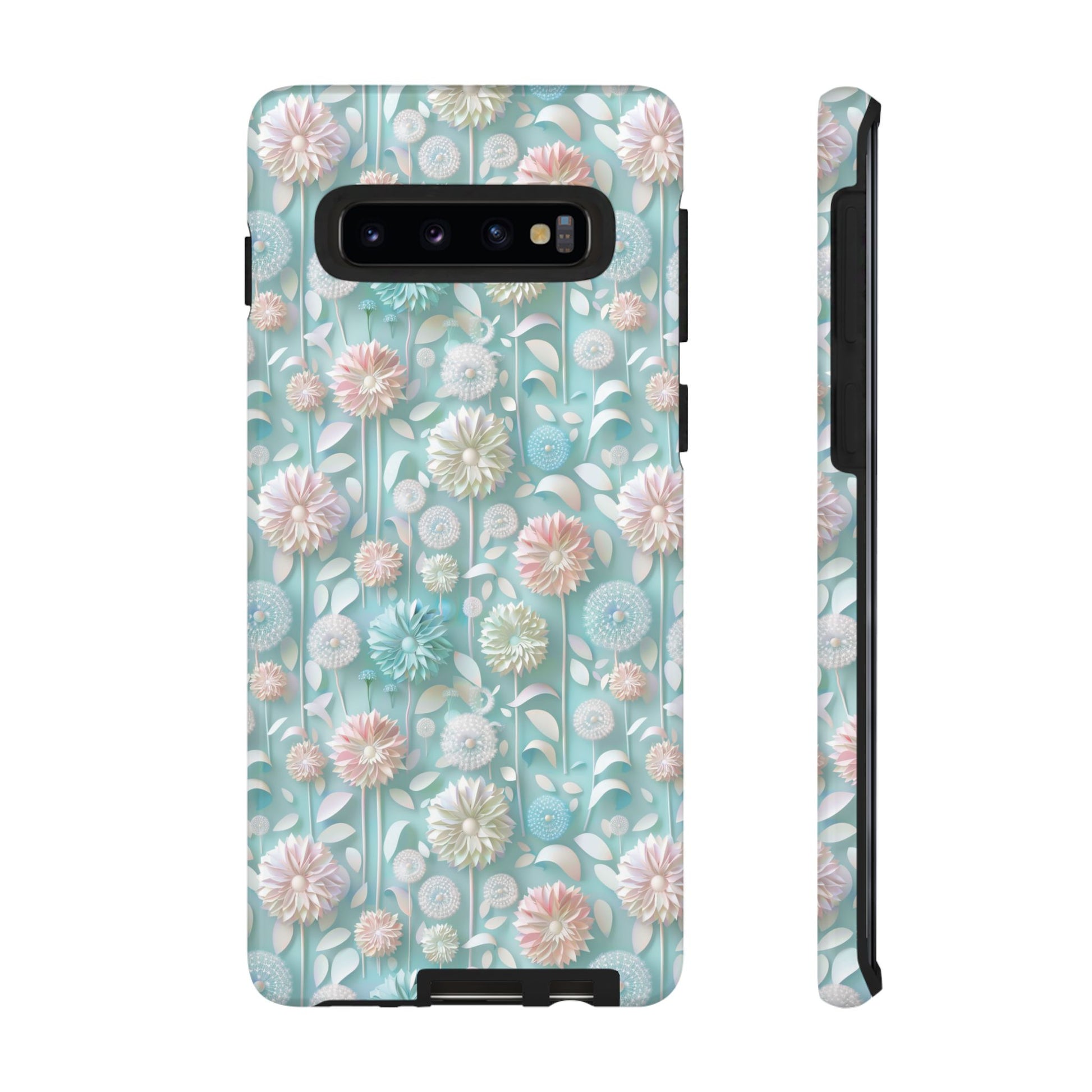 Pastel Floral Phone Case for iPhone & Samsung | Elegant and Slim Design with Shockproof Protection | Durable, Scratch-Resistant, and Lightweight | Stylish Accessory