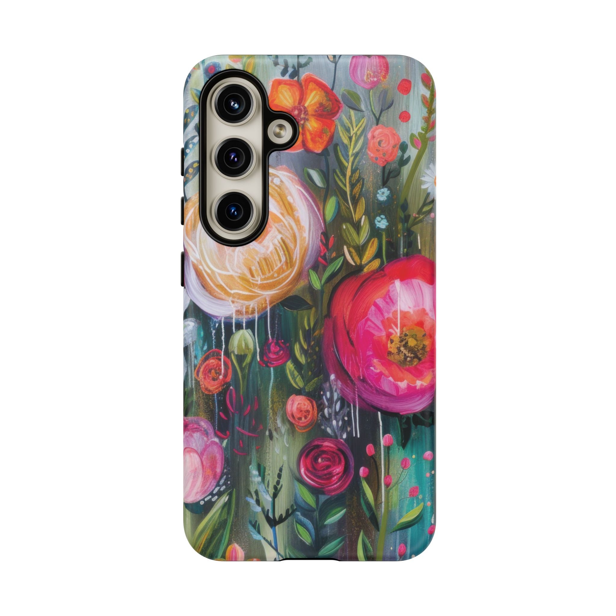Watercolor Boho Floral Phone Case for iPhone 17 case Samsung, and Pixel | Stylish Protective Cover Gift for Her Perfect for Floral Lover