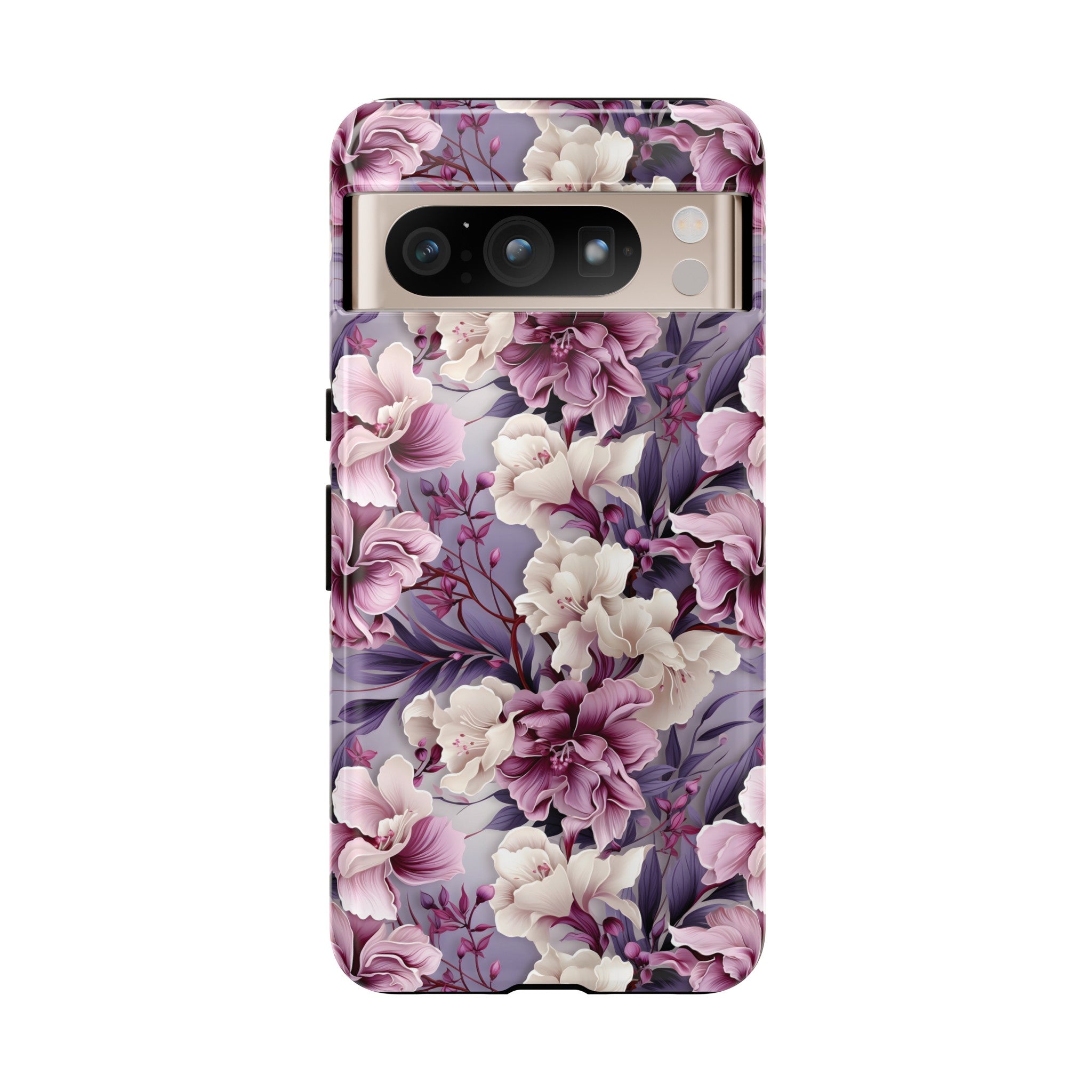 Lavender Flowers Protective Phone Case Gift for Her Phone 15, Samsung iPhone Samsung Gift for Her Case iPhone 15, Samsung