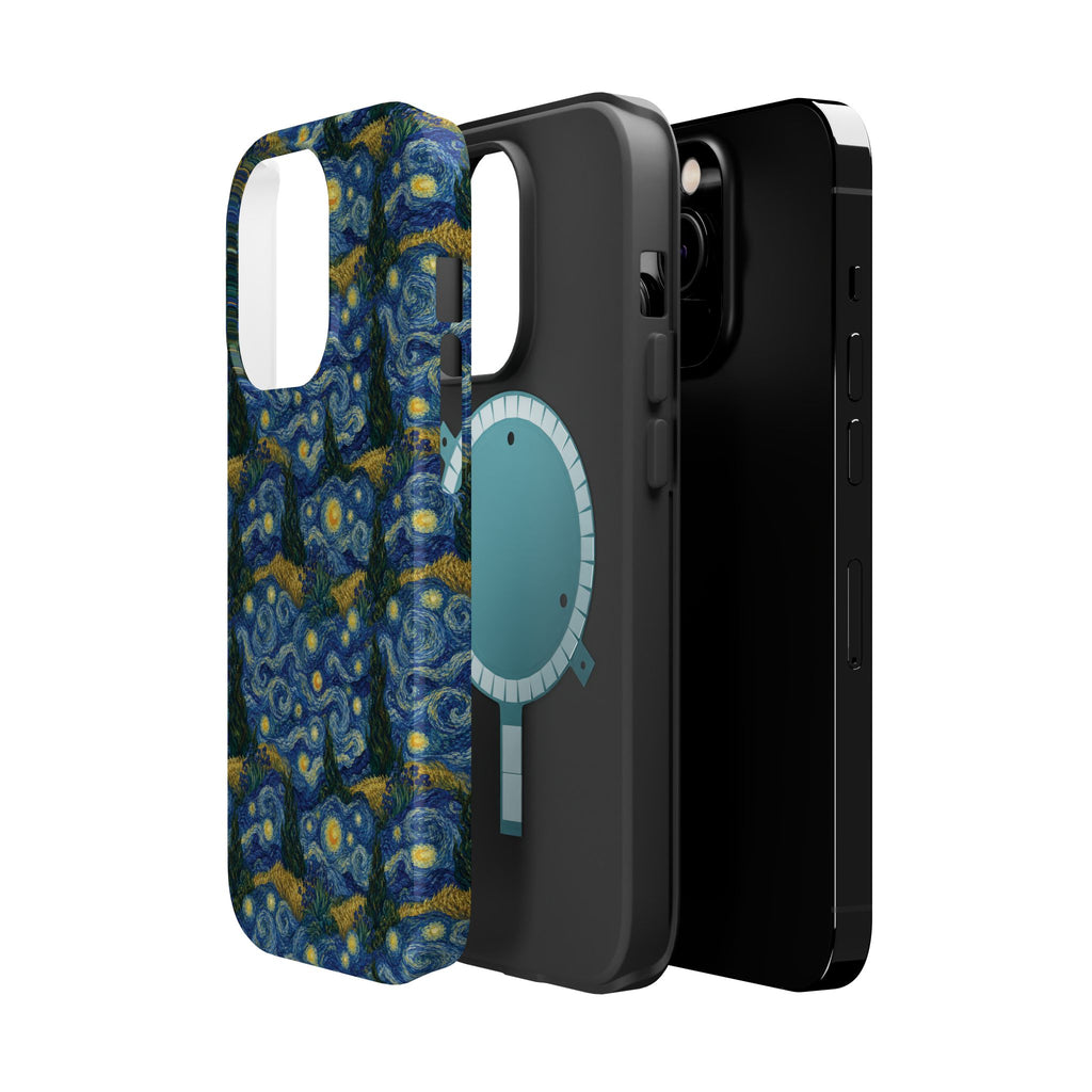 Van Gogh Illusion Magnetic Phone Case — Elegant Impact‑Resistant Art Lover Design