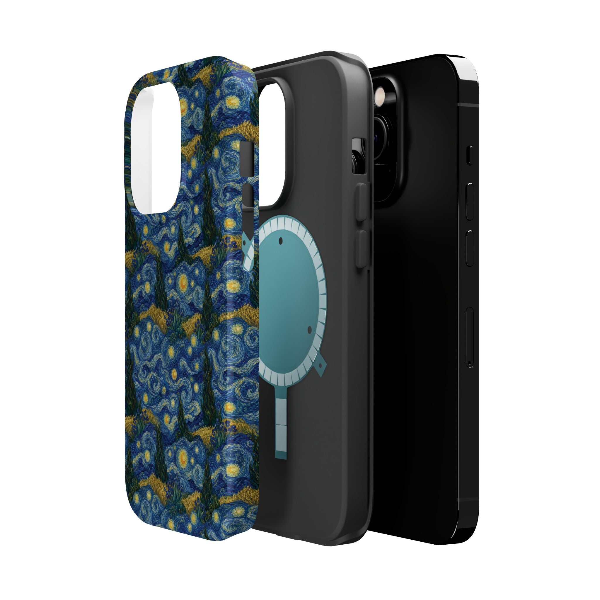 Van Gogh Illusion Magnetic Phone Case — Elegant Impact‑Resistant Art Lover Design