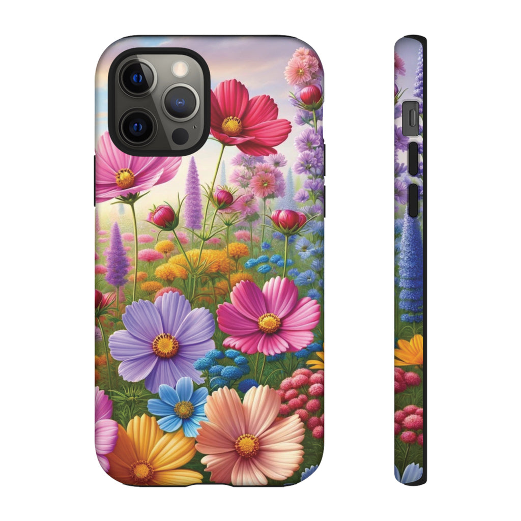 Bright Floral Phone Case Durable for iPhone Samsung Gift iPhone 15, 14, 13 Samsung Pixel Gift for Mom Accessory Gift for Her