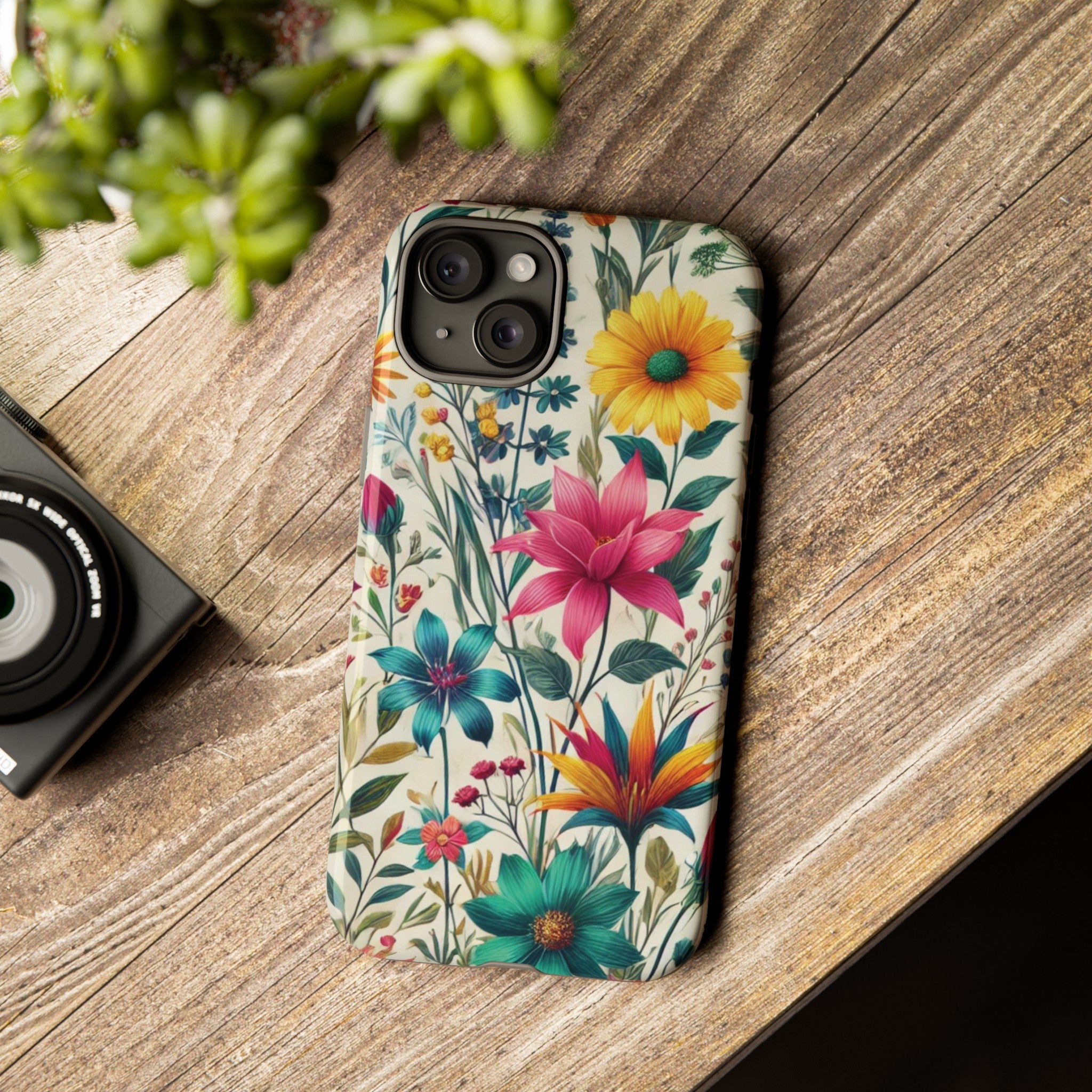 Wildflowers Boho Chic Design Phone Case - Stylish, Protective Cover for All Models Gift for Mom Accessory Gift for Her