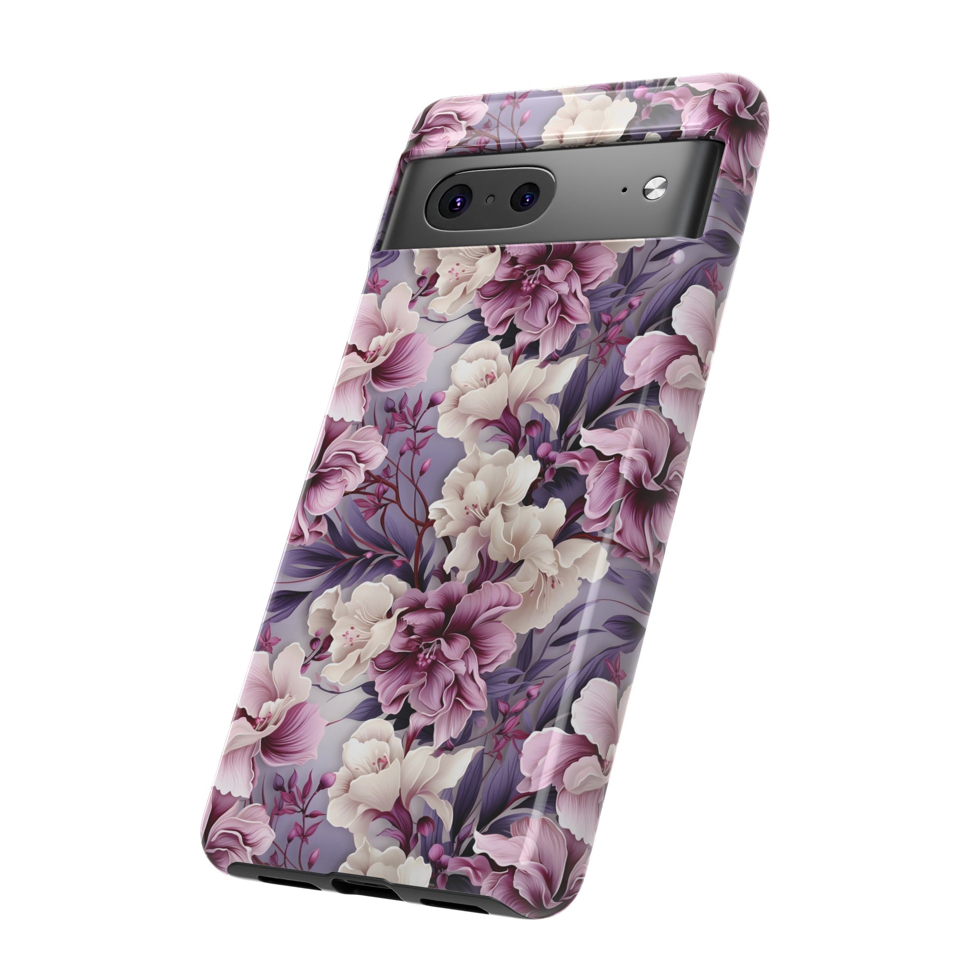 Lavender Flowers Protective Phone Case Gift for Her Phone 15, Samsung iPhone Samsung Gift for Her Case iPhone 15, Samsung