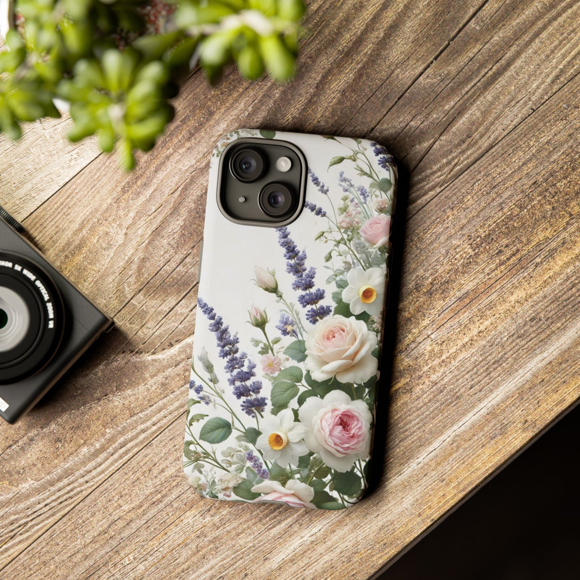 Boho Floral Fall Phone Case for iPhone 17,16  21 23 Samsung, and Pixel | Stylish Protective Cover Gift for Her Perfect for Floral Lover