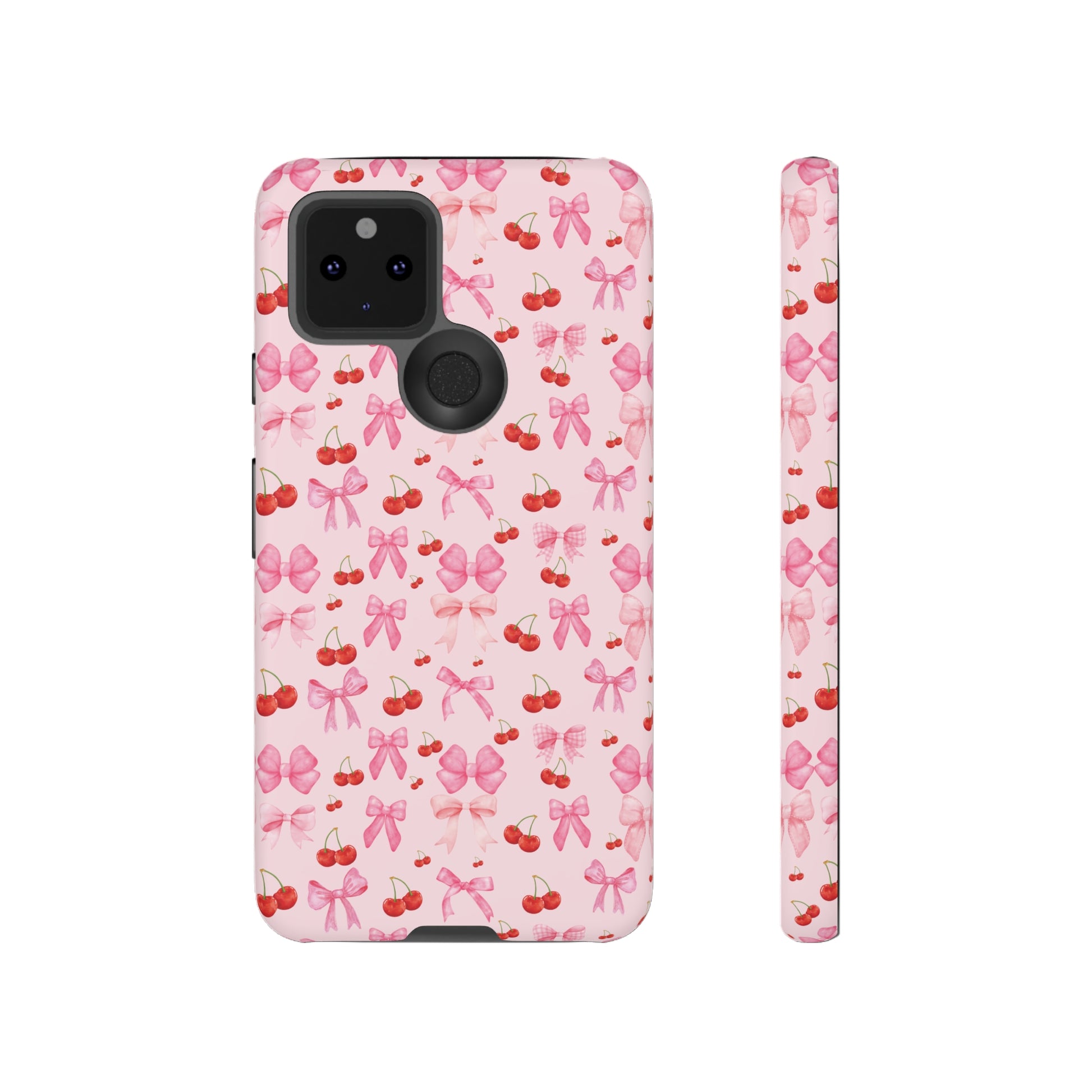 Coquette phone case Cherry Coquette Ribbon Bow iPhone Case Fruity, Girly Gift for Her Phone 15, Samsung iPhone Samsung Gift for Her Case iPhone 15, Samsung iPhone Samsung Accessory Gift for Her.
