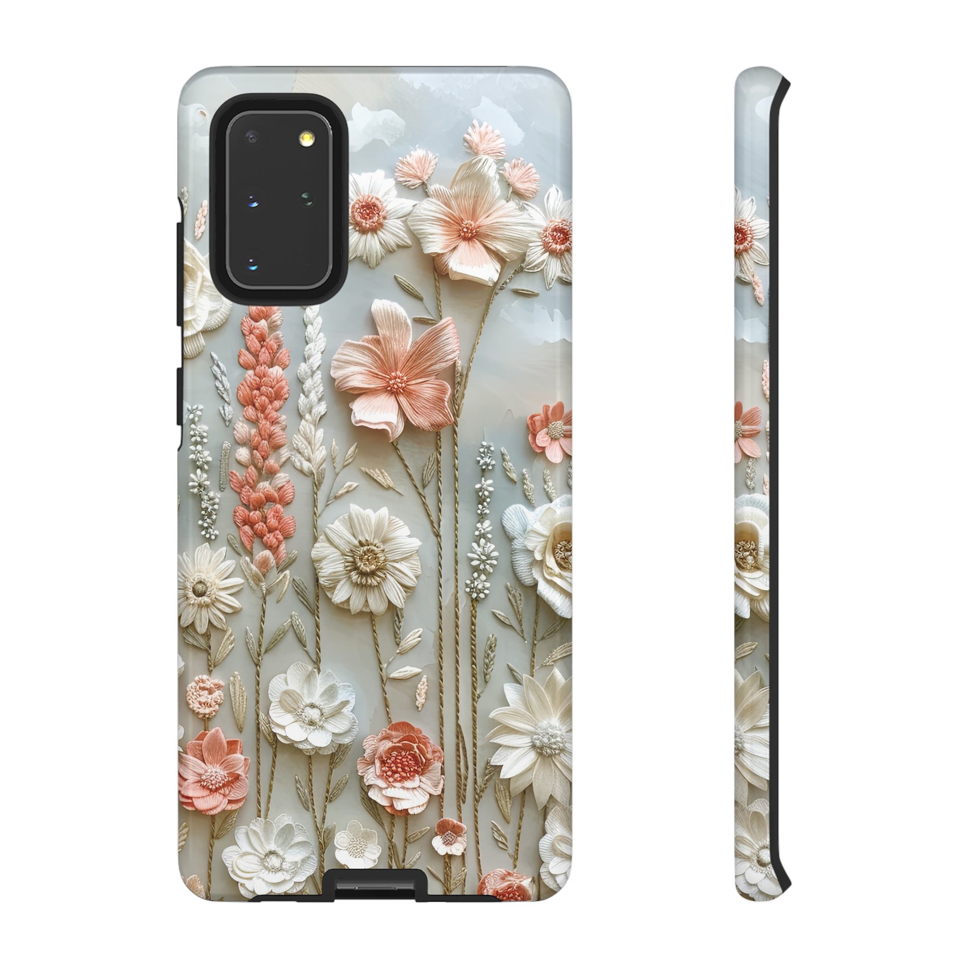 Pastel Wildflowers Protective Phone Case Gift for Her Phone 15, Samsung iPhone Samsung Gift for Her Case iPhone 15, Samsung iPhone Samsung Accessory Gift for Her