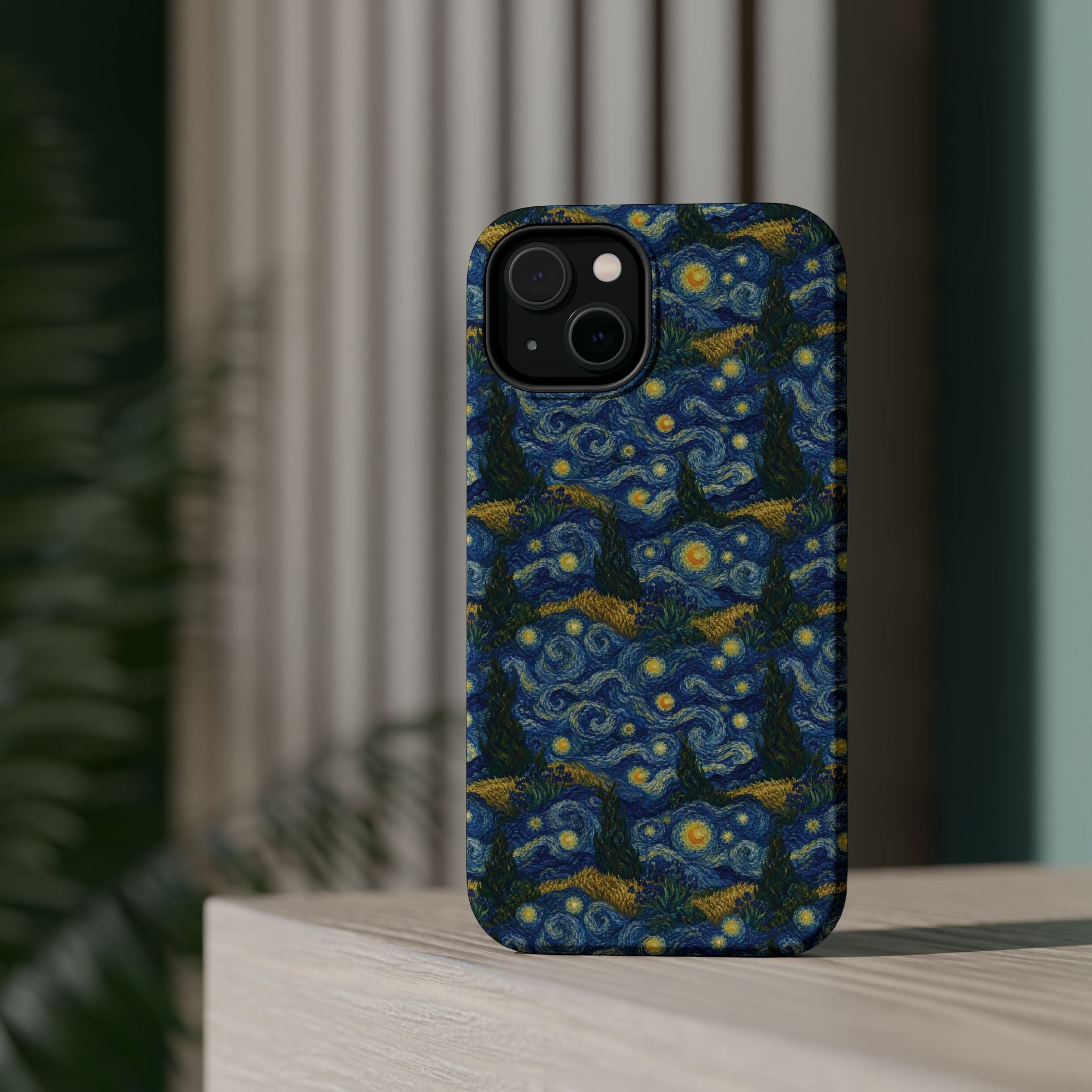 Van Gogh Illusion Magnetic Phone Case — Elegant Impact‑Resistant Art Lover Design