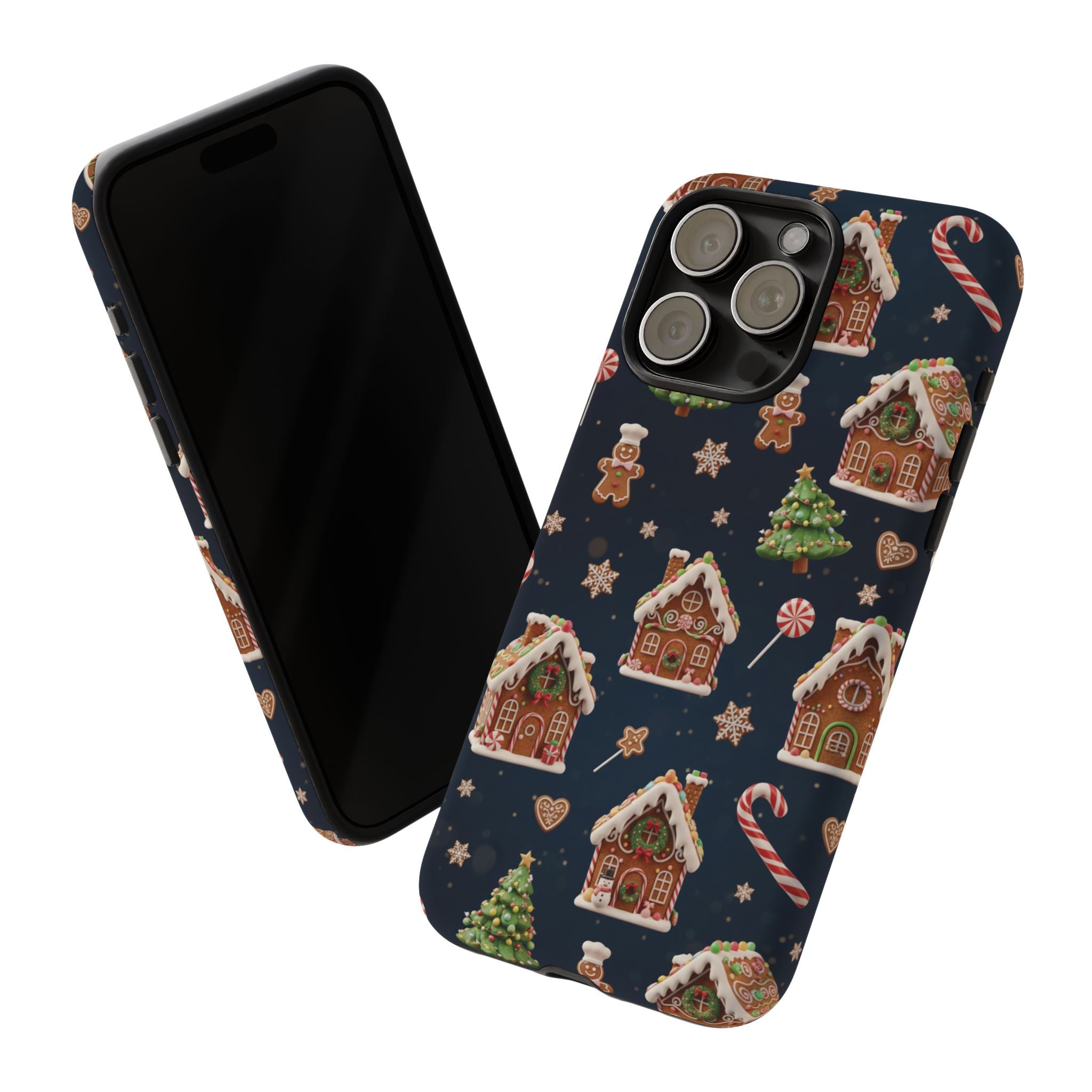3D Gingerbread House Christmas Phone Case | Premium Holiday Gift Cover for iPhone 17, iPhone, and Samsung Galaxy Gift for Her or Him