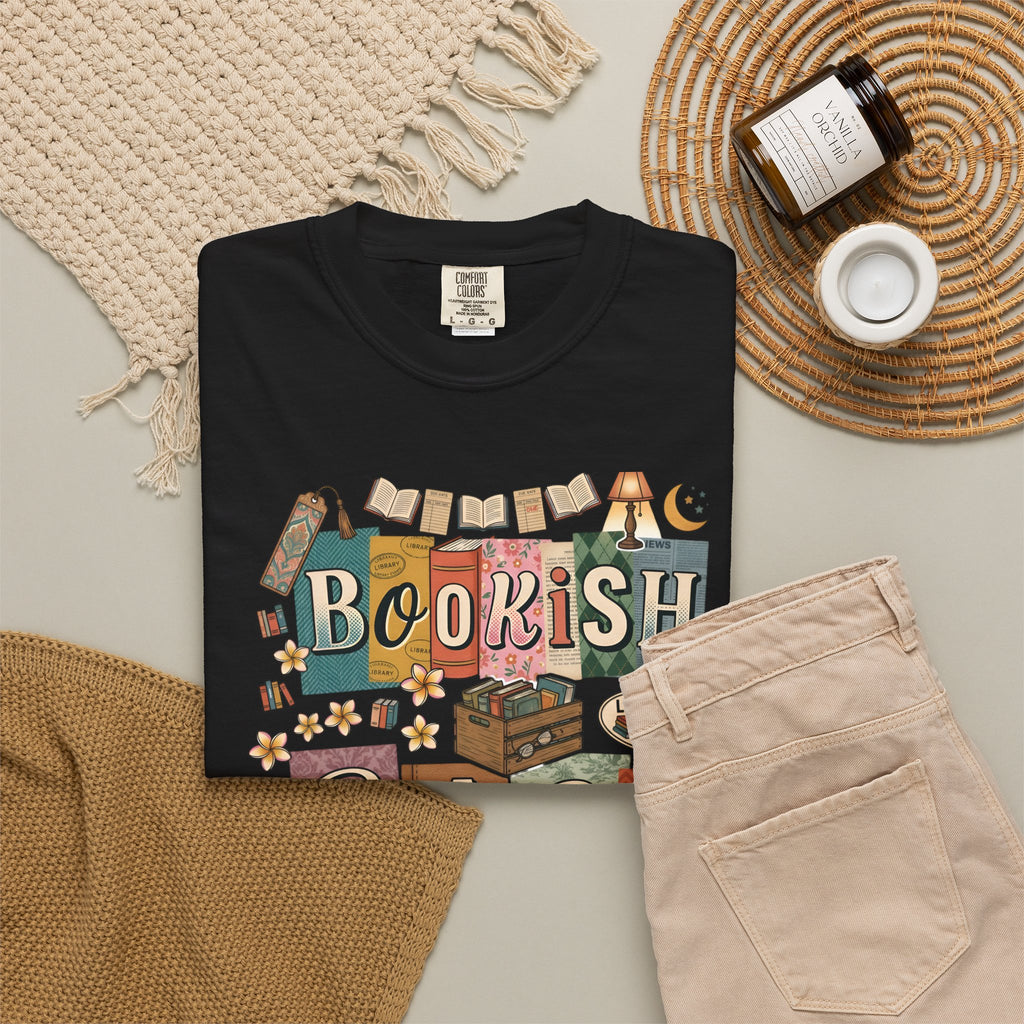 Bookish Babe Reader T-Shirt — Book Lover Tee for Teachers & Avid Readers