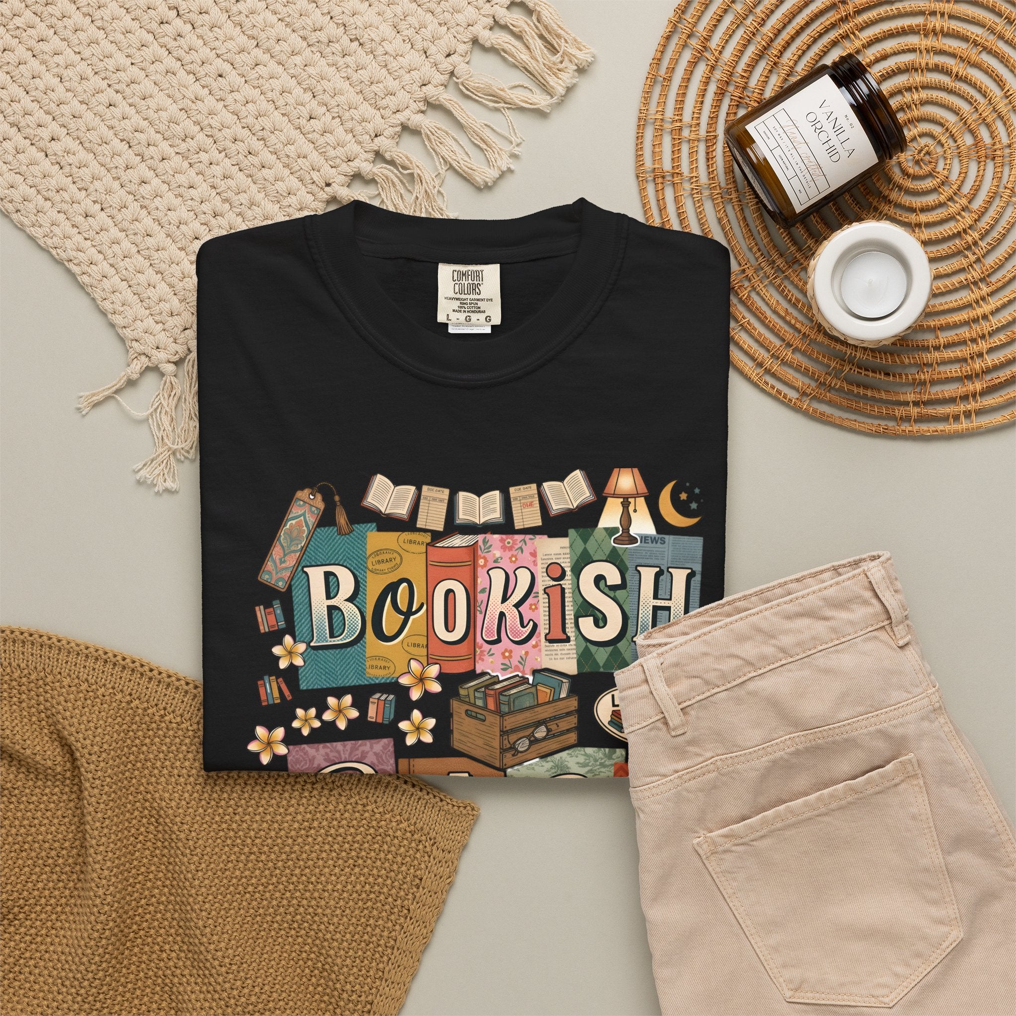 Bookish Babe Reader T-Shirt — Book Lover Tee for Teachers & Avid Readers