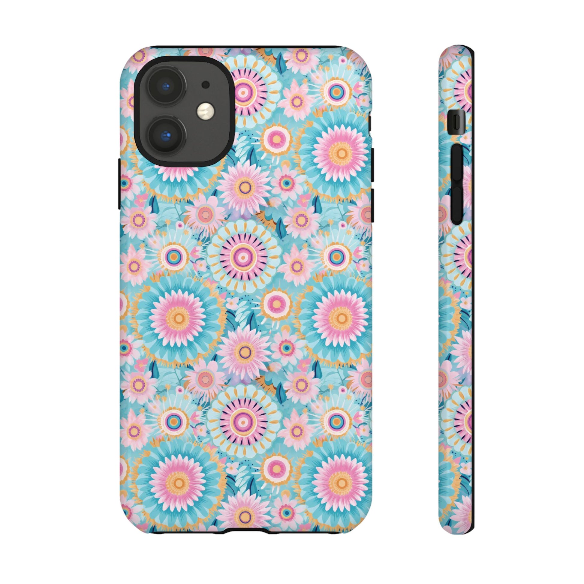 Boho Modern Watercolor Abstract Phone Case Compatible with iPhone, Samsung & More - Stylish, Durable Protection with Vibrant Artistic Design Perfect Gift for Her