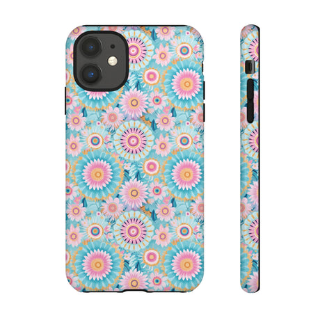 Boho Modern Watercolor Abstract Phone Case Compatible with iPhone, Samsung & More - Stylish, Durable Protection with Vibrant Artistic Design Perfect Gift for Her