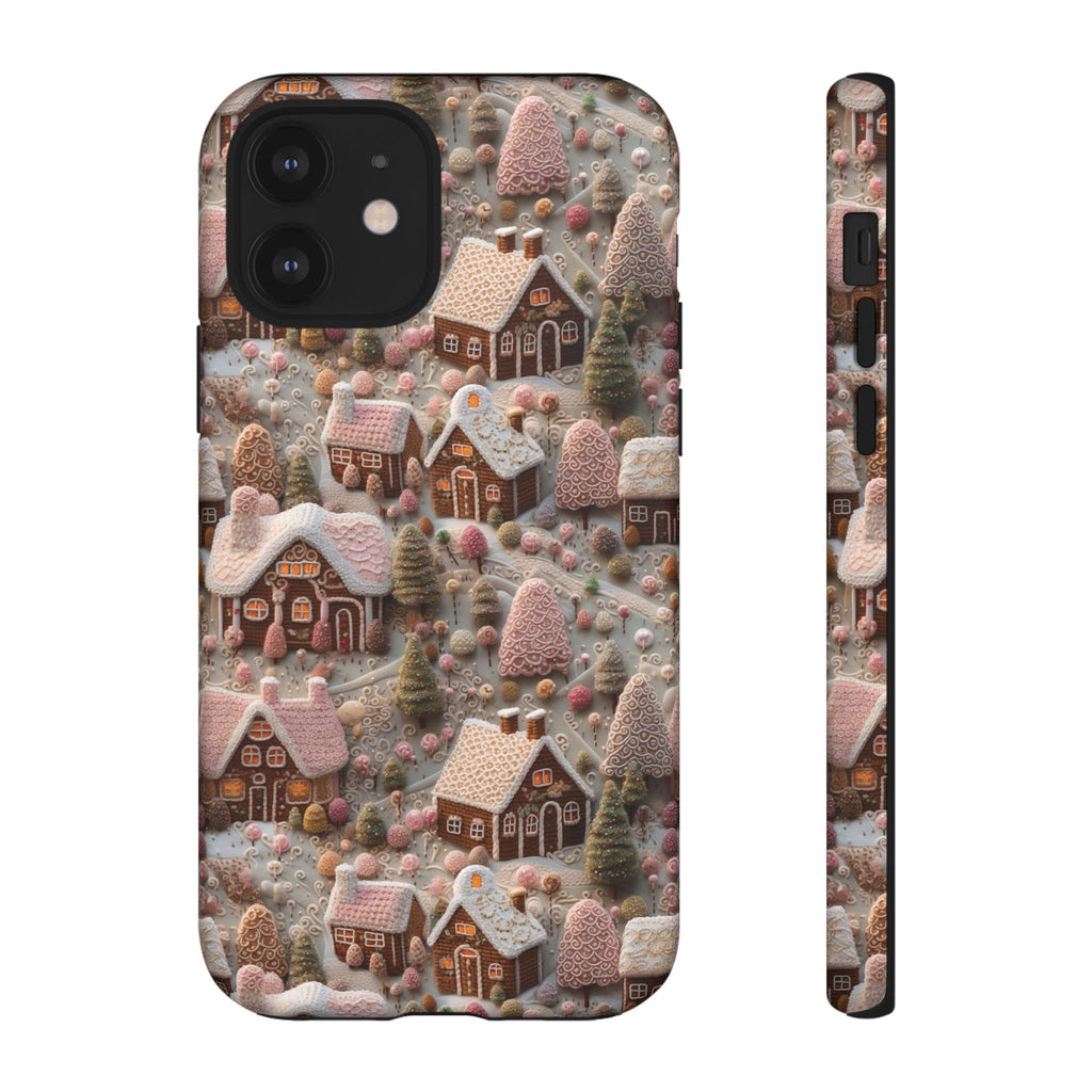 Gingerbread House 3D Phone Case Durable for iPhone Samsung Gift iPhone 15, 14, 13 Samsung Pixel Gift for Mom Accessory Gift for Her