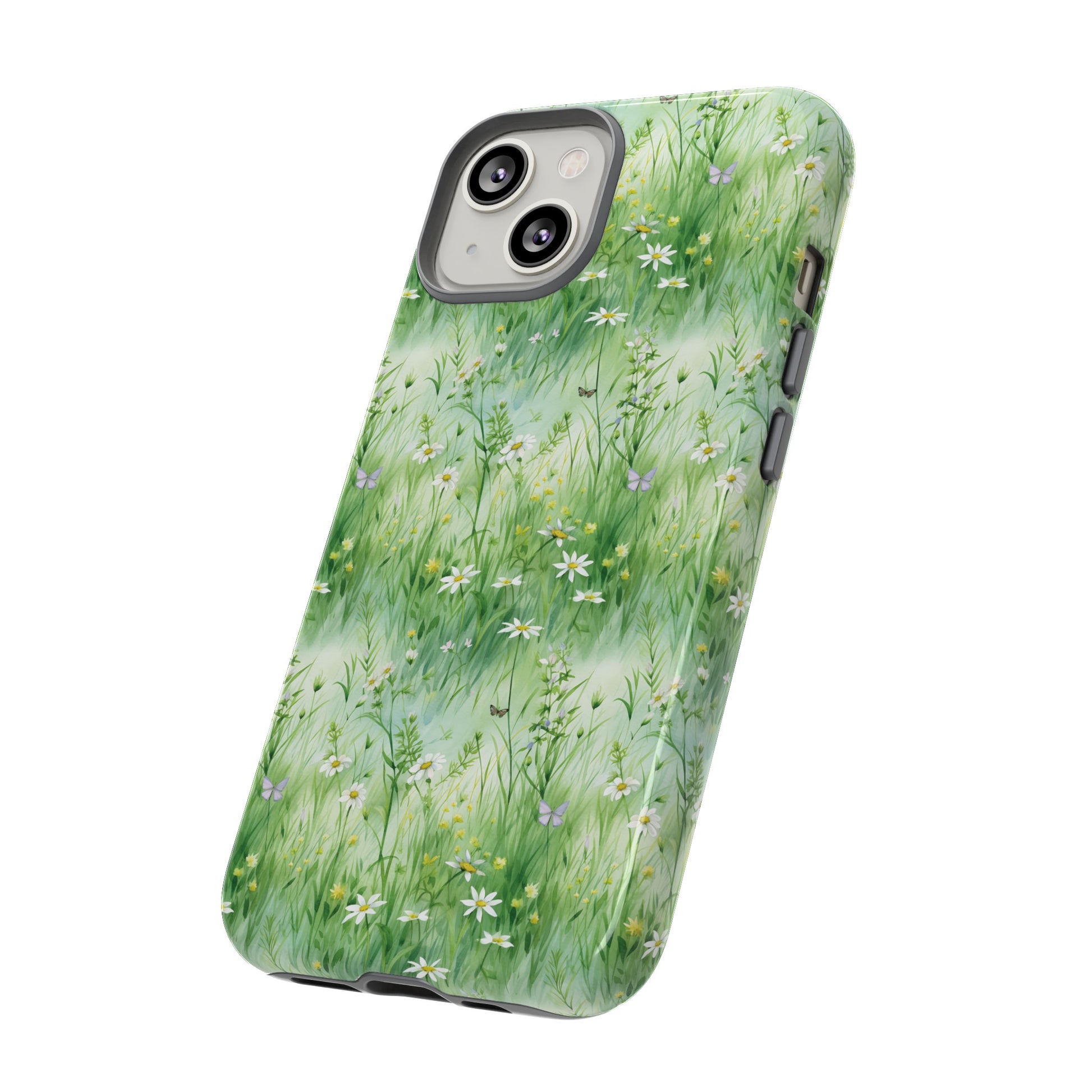 Beautiful Watercolor Grassing Daisy Boho Chic Design Phone Case Protective Cover for All Models Gift for Mom Accessory Gift for Her