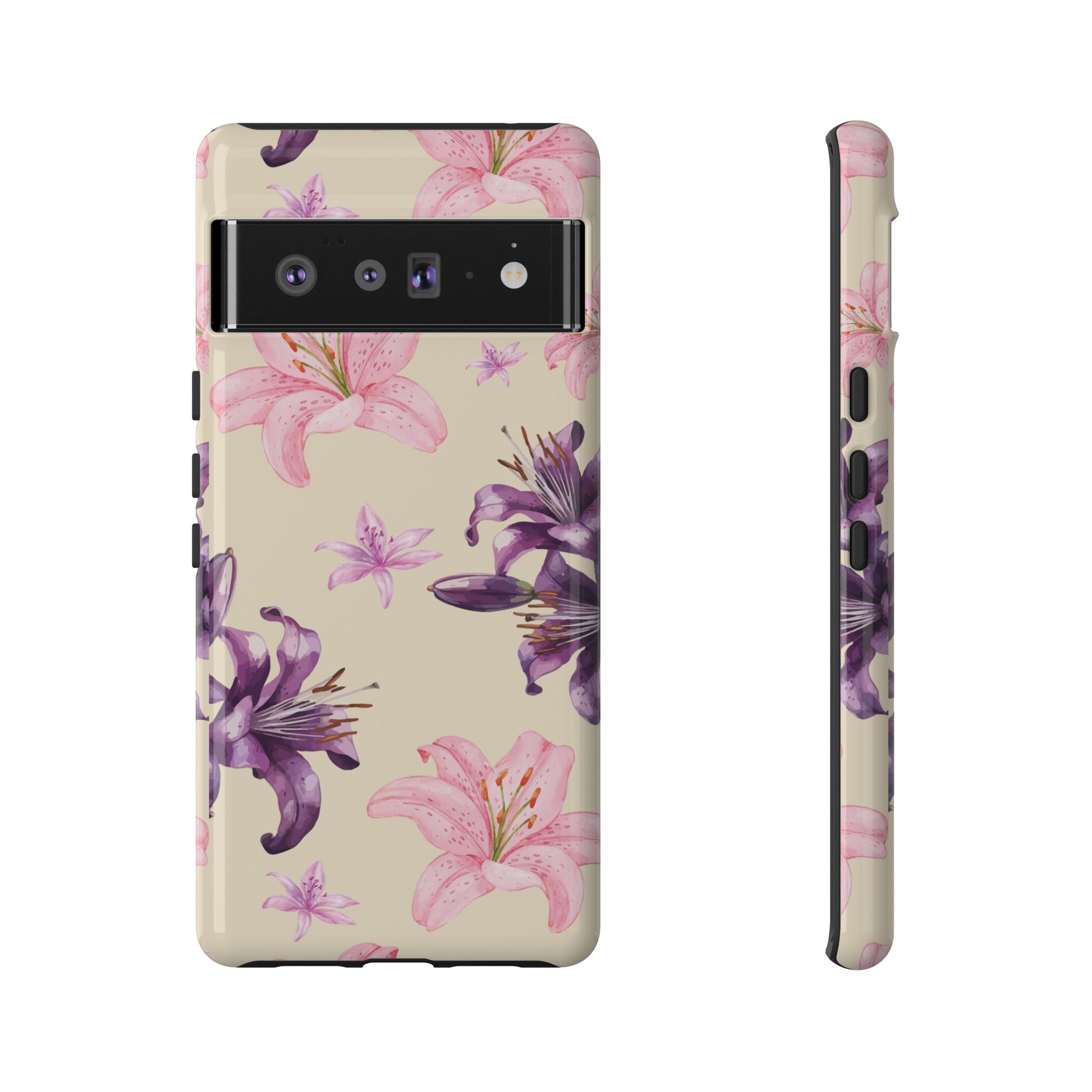 Blooming Tiger Lily Phone Case - Compatible with iPhone, Samsung, and Pixel | Stylish Protective Cover Gift for Her Perfect for Floral Lover