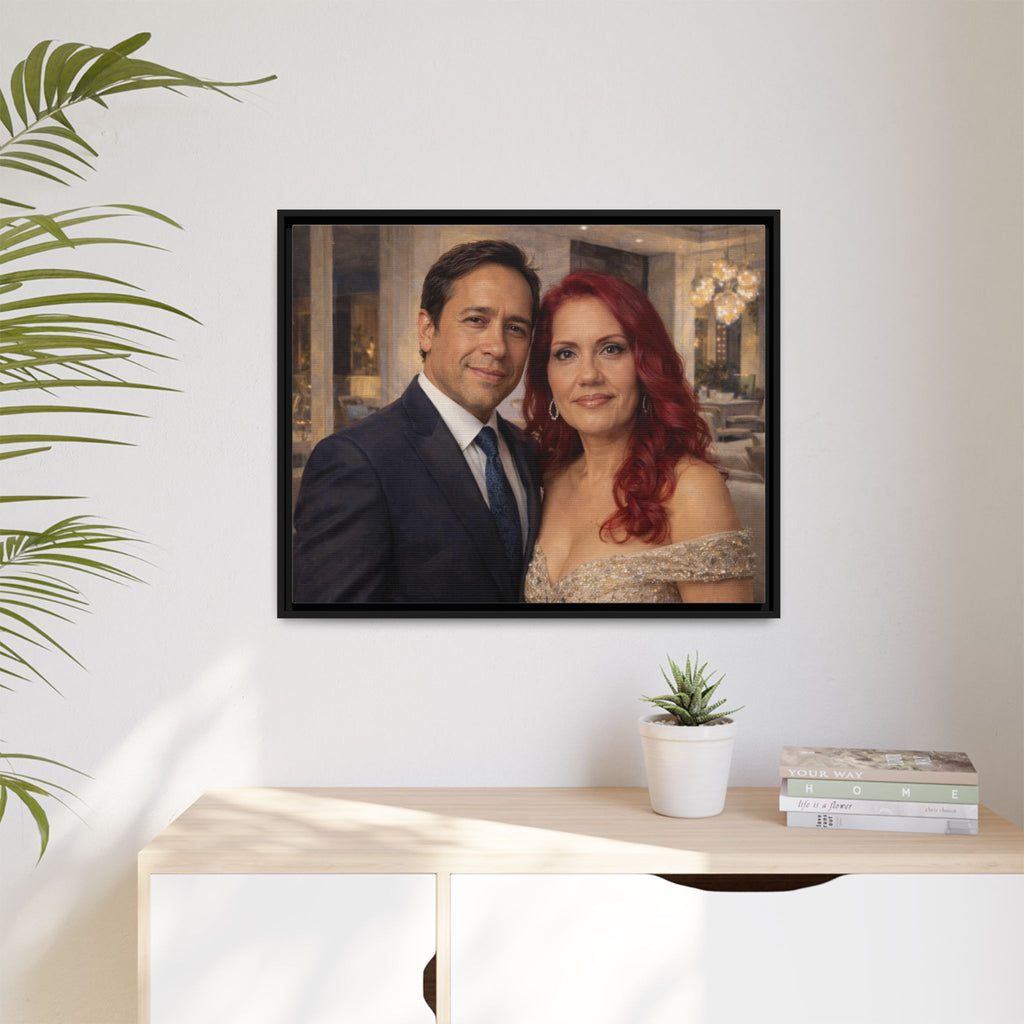 Custom Oil Painting Illusion Canvas – Luxury Portrait Art