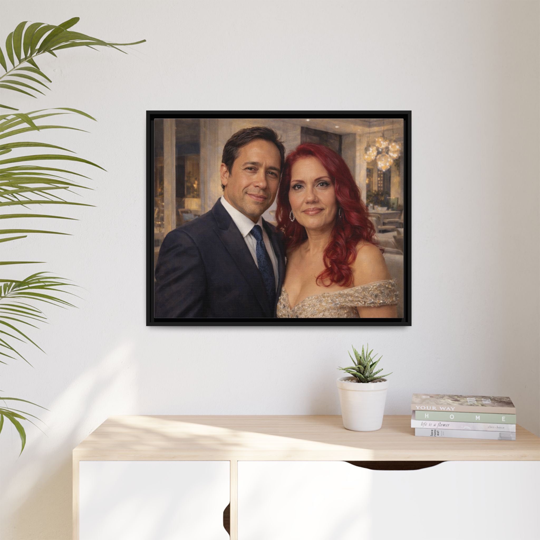 Custom Oil Painting Illusion Canvas – Luxury Portrait Art