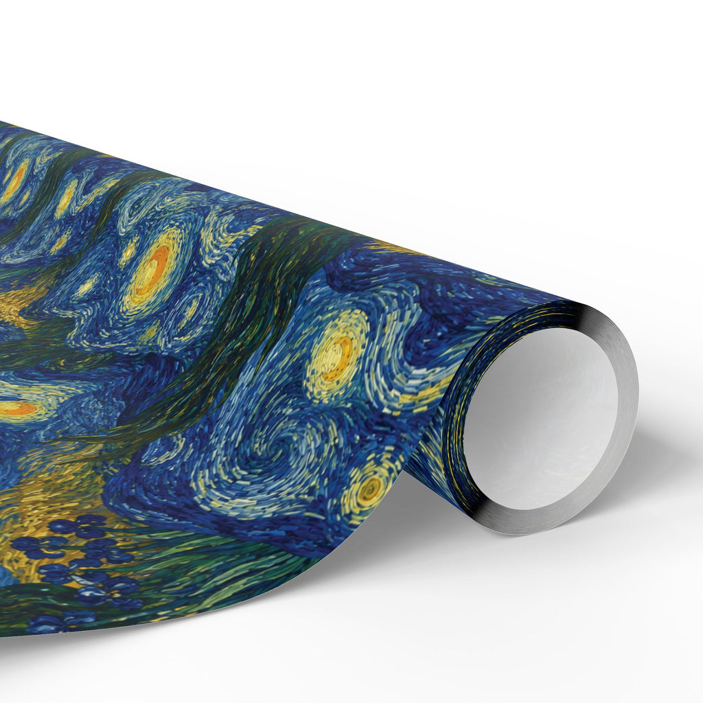 Van Gogh Illusion Wrapping Paper — Artist Birthday & Art Lover Gift Wrap