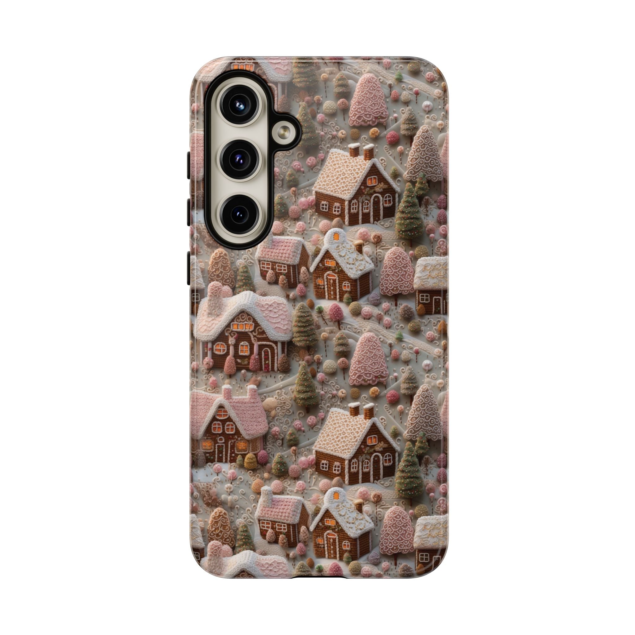 Gingerbread House 3D Phone Case Durable for iPhone Samsung Gift iPhone 15, 14, 13 Samsung Pixel Gift for Mom Accessory Gift for Her