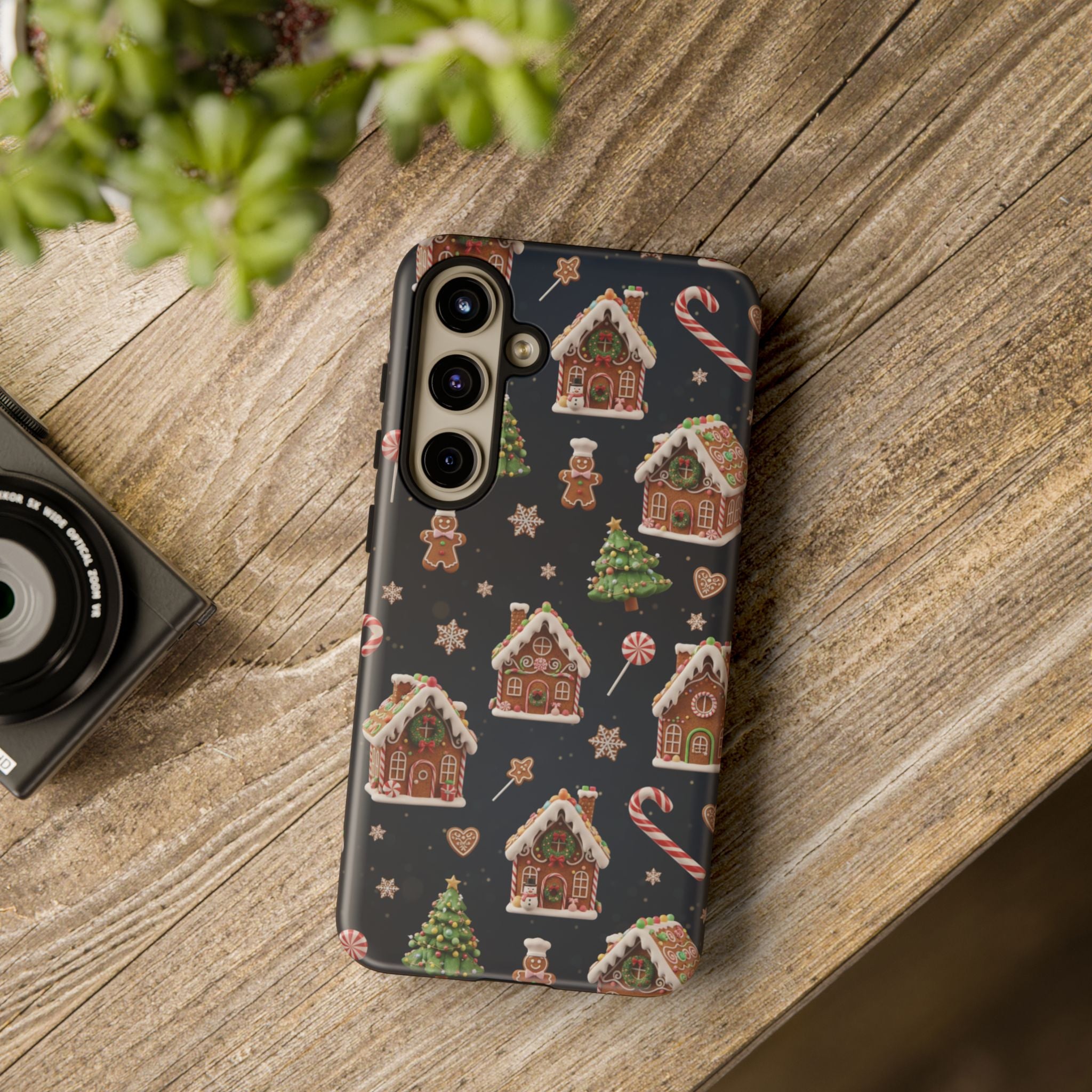 3D Gingerbread House Christmas Phone Case | Premium Holiday Gift Cover for iPhone 17, iPhone, and Samsung Galaxy Gift for Her or Him