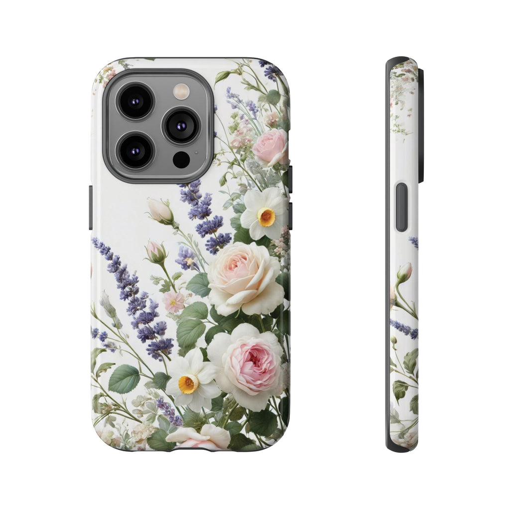 Boho Floral Fall Phone Case for iPhone 17,16  21 23 Samsung, and Pixel | Stylish Protective Cover Gift for Her Perfect for Floral Lover