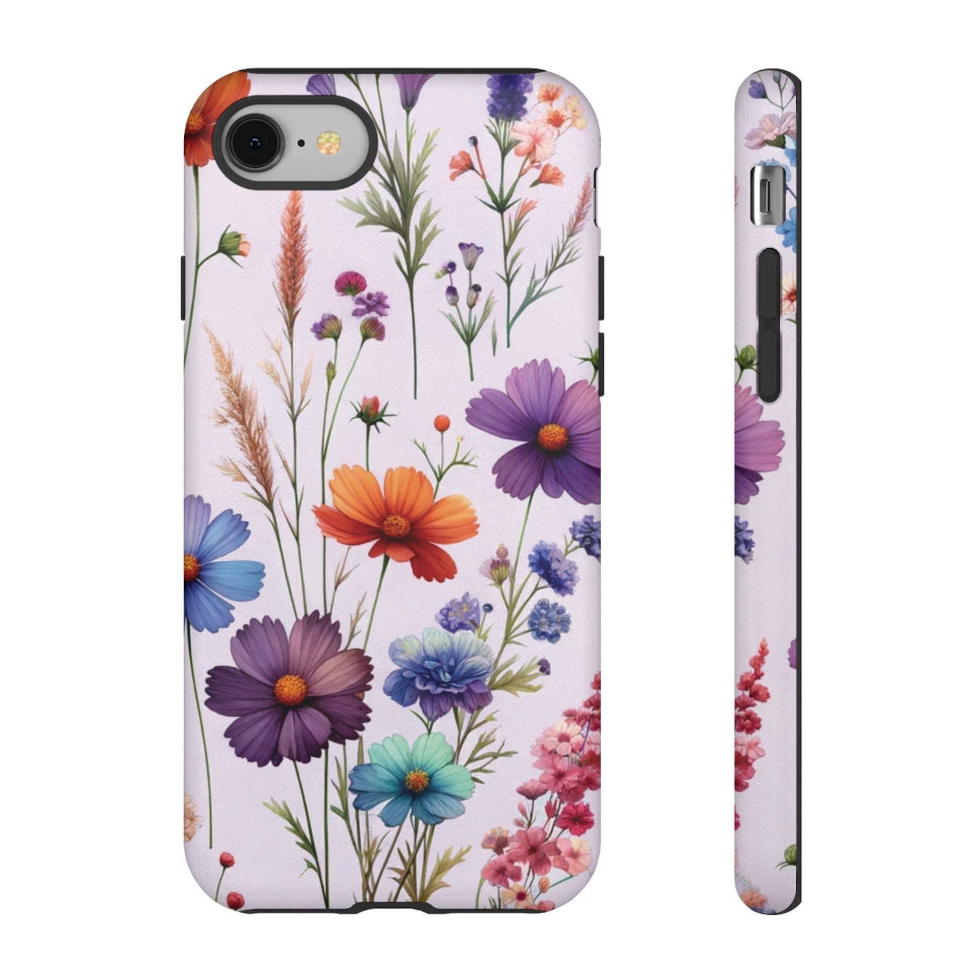 Lavender Wildflowers Protective Phone Case Gift for Her Phone 15, Samsung iPhone Samsung Gift for Her Case iPhone 15, Samsung iPhone Samsung Accessory Gift for Her.