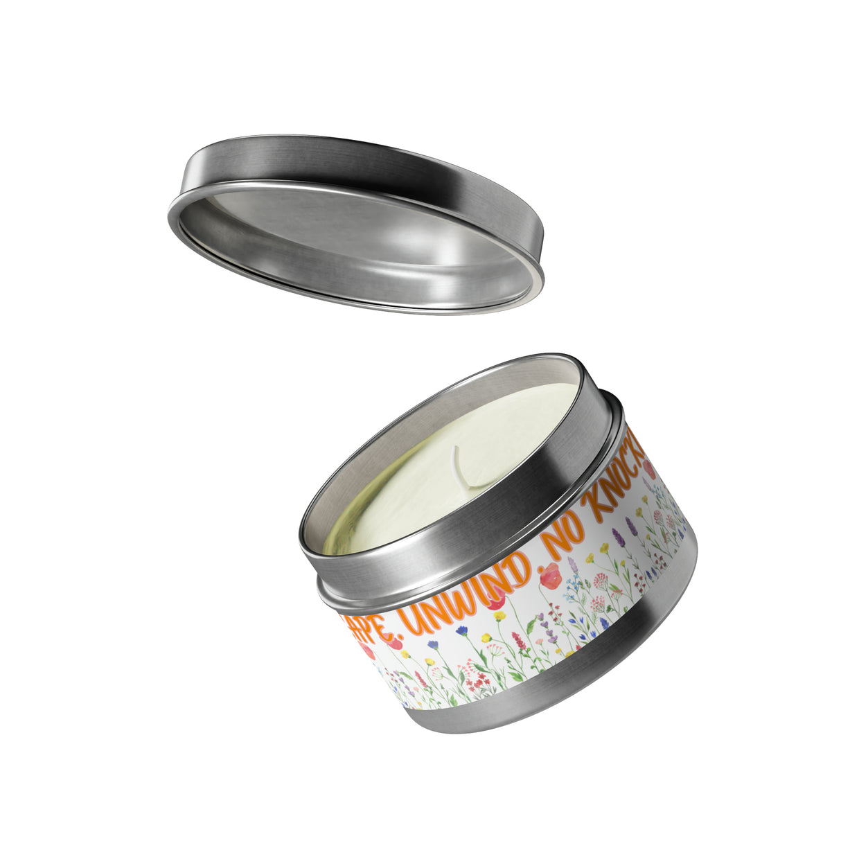New House Bloom & Glow Elegant Floral Aromas in 4oz/8oz Tin Candles Essence of Nature Collection Unveil Serenity Romance with Exquisite Botanical Scents. Pure Harmony & Grace..